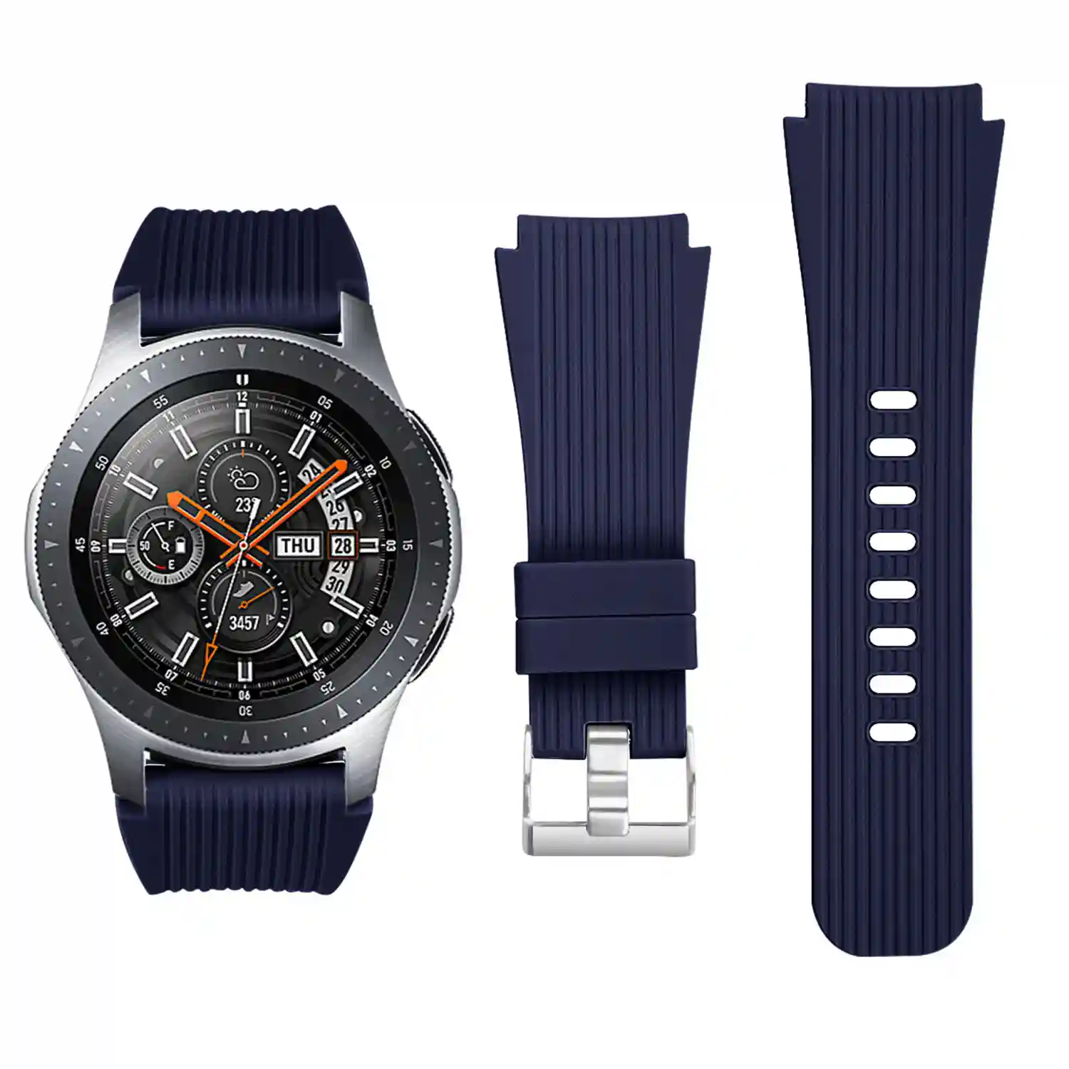 Correa - Deportiva Universal Silicona para relojes de 22mm.Sistema