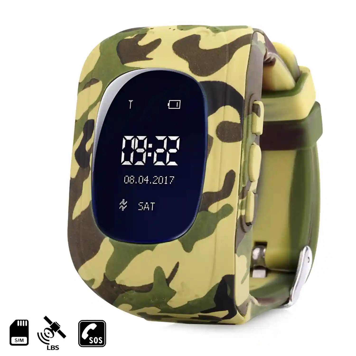  Niños reloj inteligente Q50 niños SIM pulsera rastreador de GPS  con micrófono para niños : Electrónica