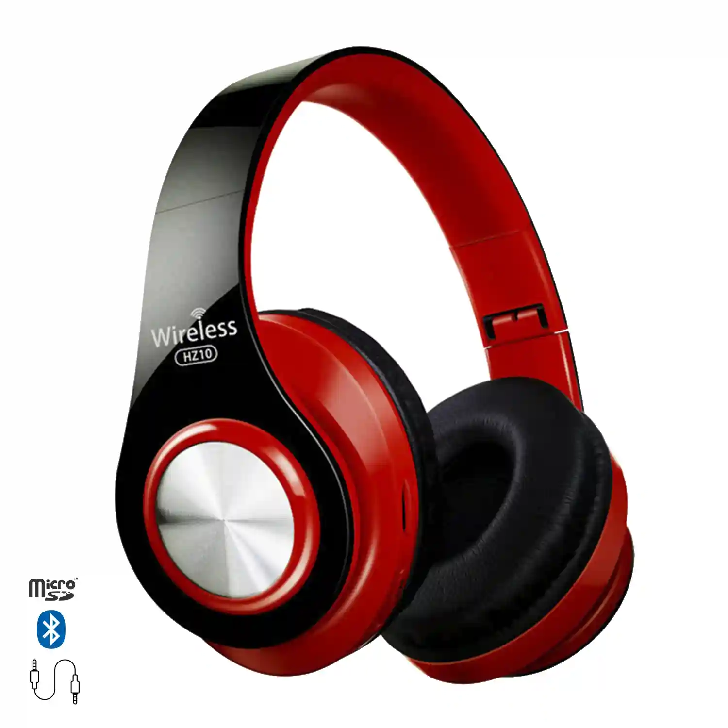 Cascos Hi-Fi GJ-18 con cable extraible y micro, plegables. Manos libres.