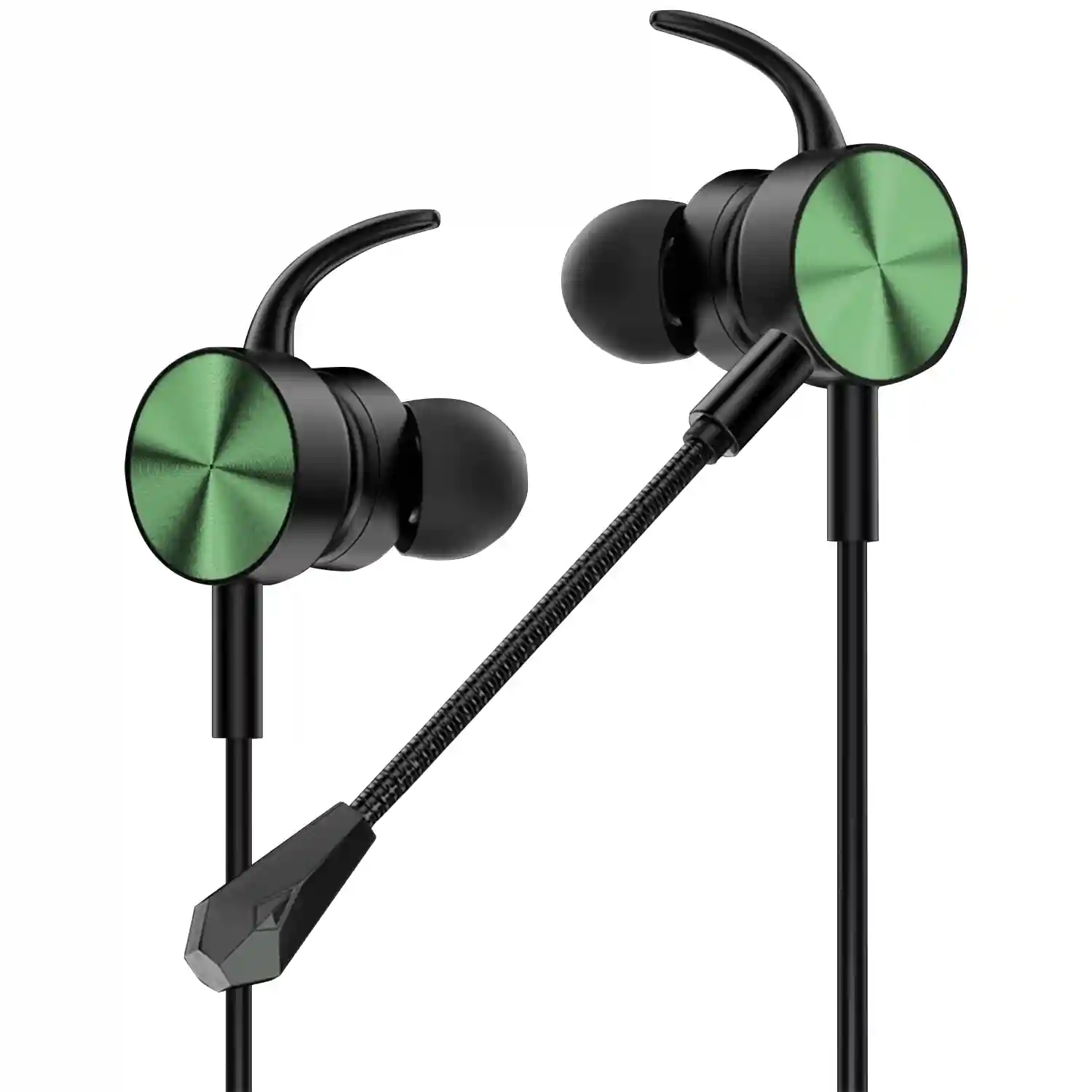 Headset In-Ear T7. Auriculares in-ear para videojuegos con micrófono dual y  extraíble, control de