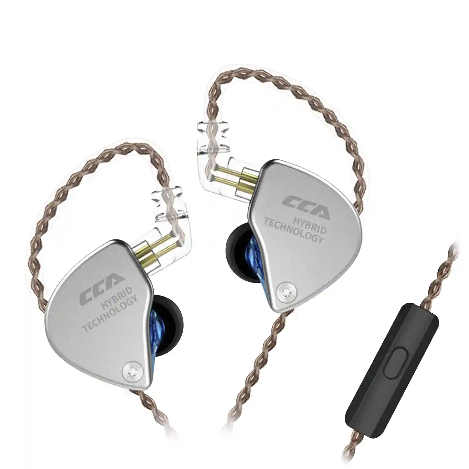 Auriculares in-ear D2000 HiFi con 2 controladores dinámicos. Cable  reforzado, micro y control de volumen.