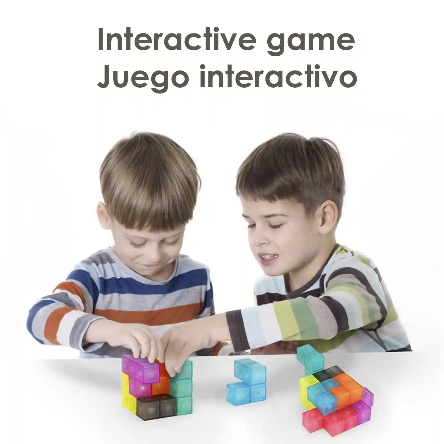 Cubo Magnetico 3D Twist. Puzzle en 3 dimensiones desafios con varios niveles de dificultad. 7 piezas 3D