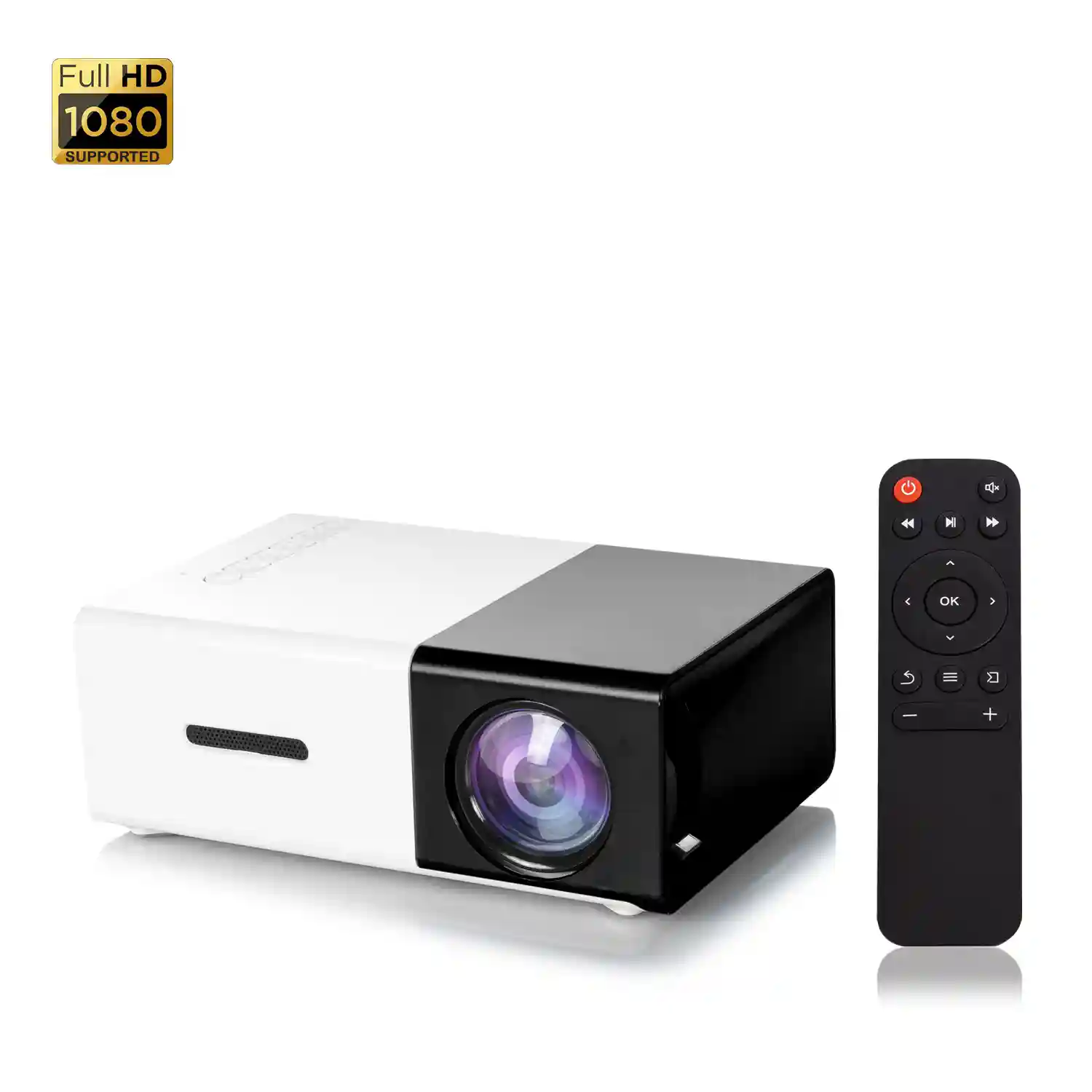 Pack: Video proyector LED A13 con Wifi y Android 6.0 incorporado. HD1080P +  Barra de sonido