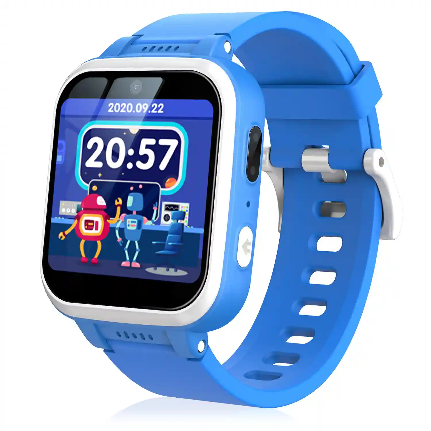 Smartwatch infantil Y90 con camara de fotos y video 6 juegos grabadora de voz y reproductor de musica