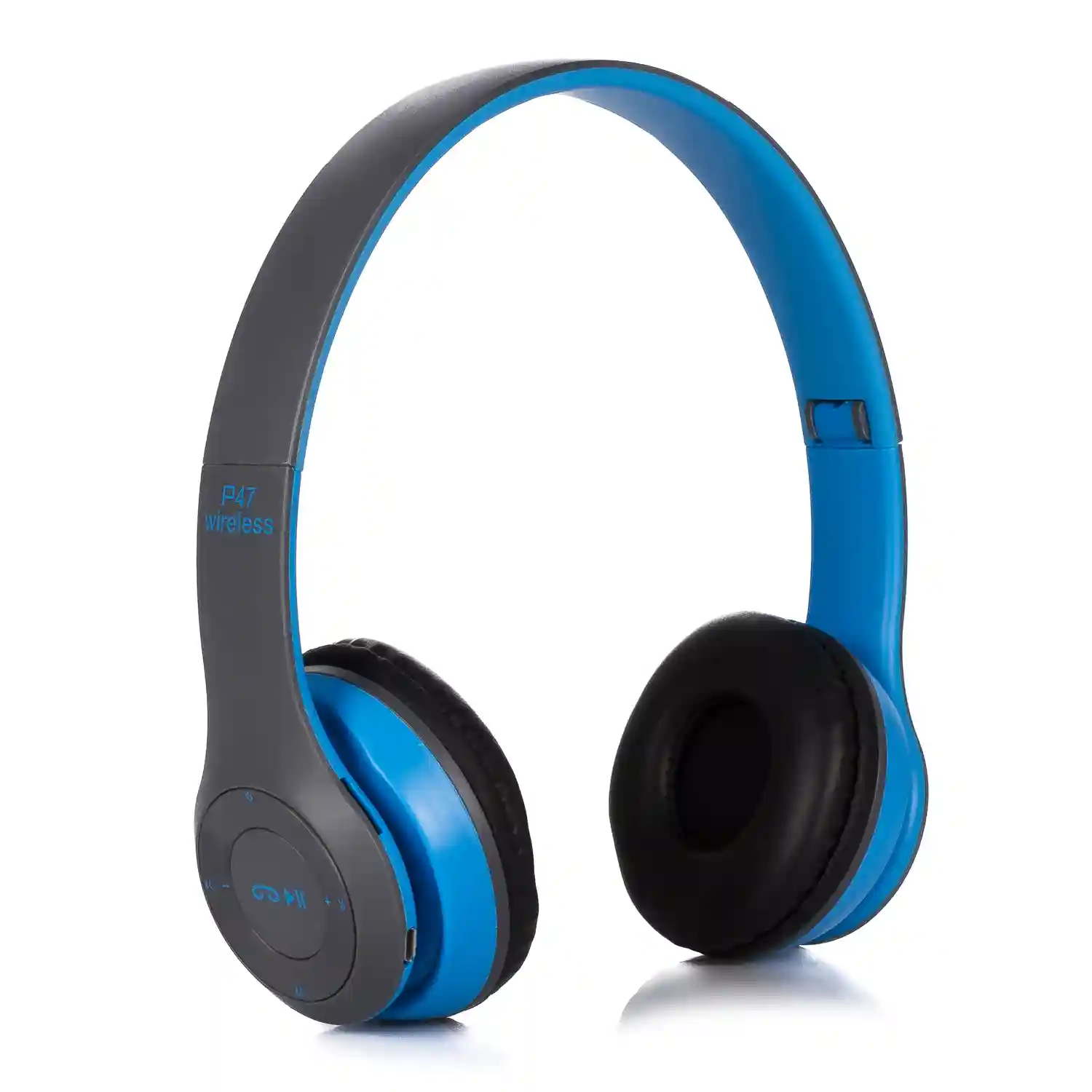 Cascos auriculares P47 Bluetooth 5.0 +EDR con radio FM incorporada y lector  de Micro SD.