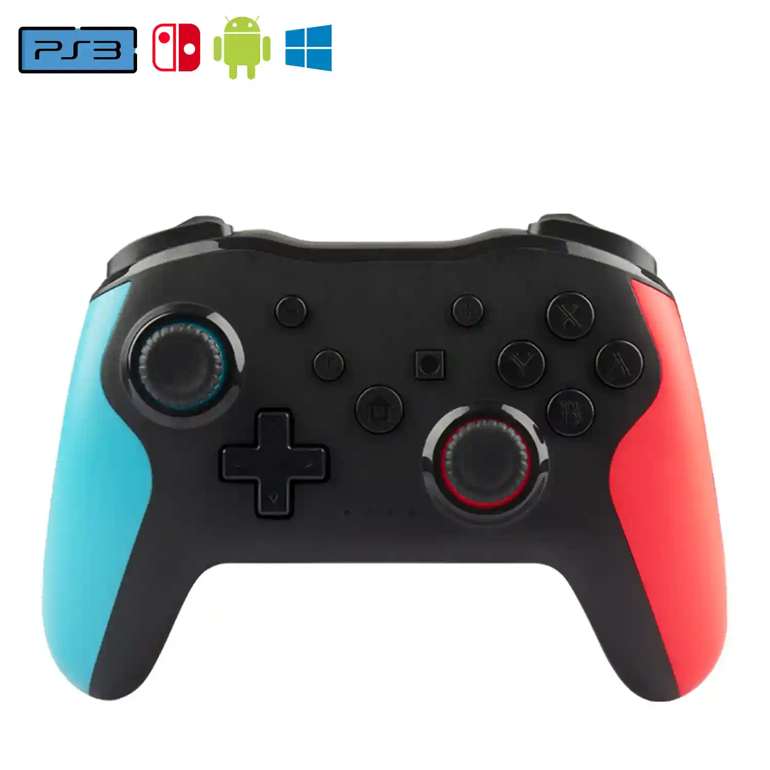 Mando inalámbrico bluetooth.Compatible con N-Switch/PS3/PC/Android phone/ Android TV platform.