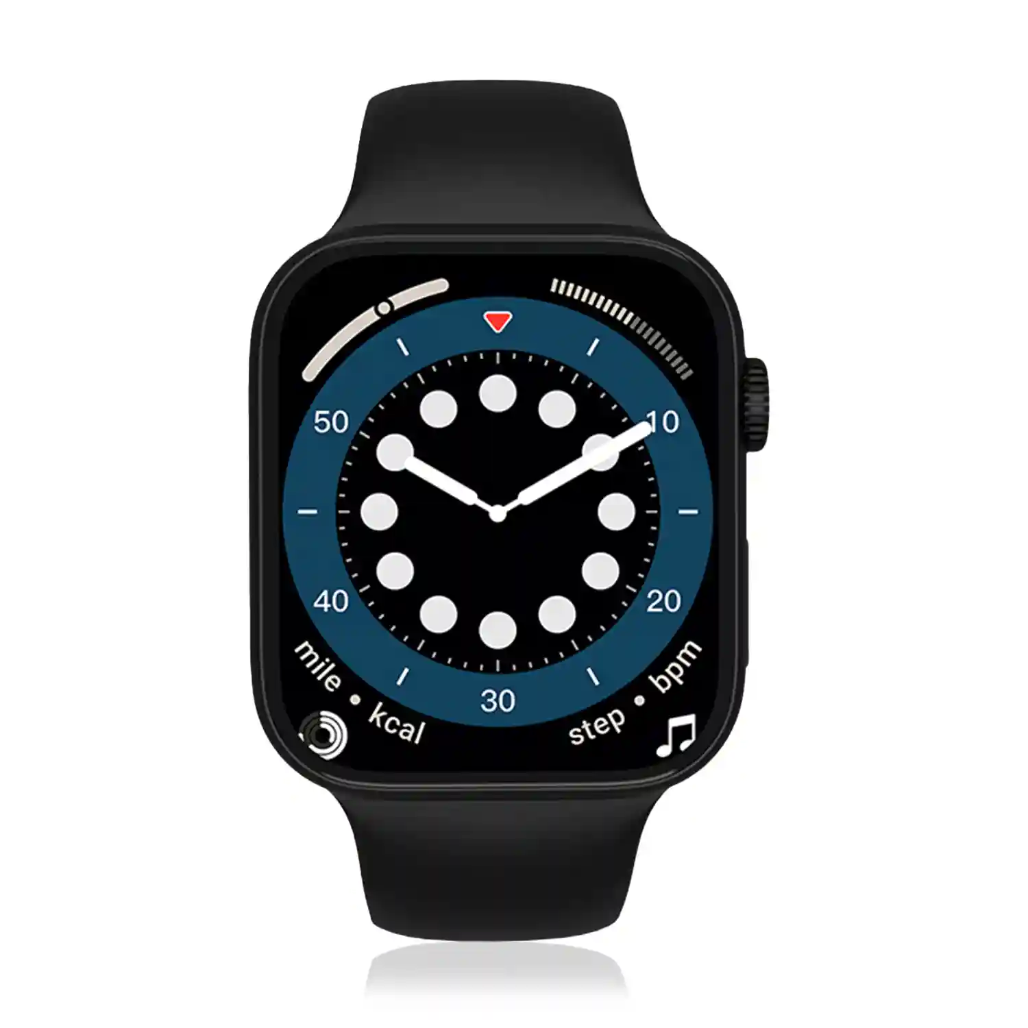 Smartwatch deportivo TK800. Modos deportivos monitor cardiaco dinamico tension y oxigeno en sangre. Notificaciones de redes sociales
