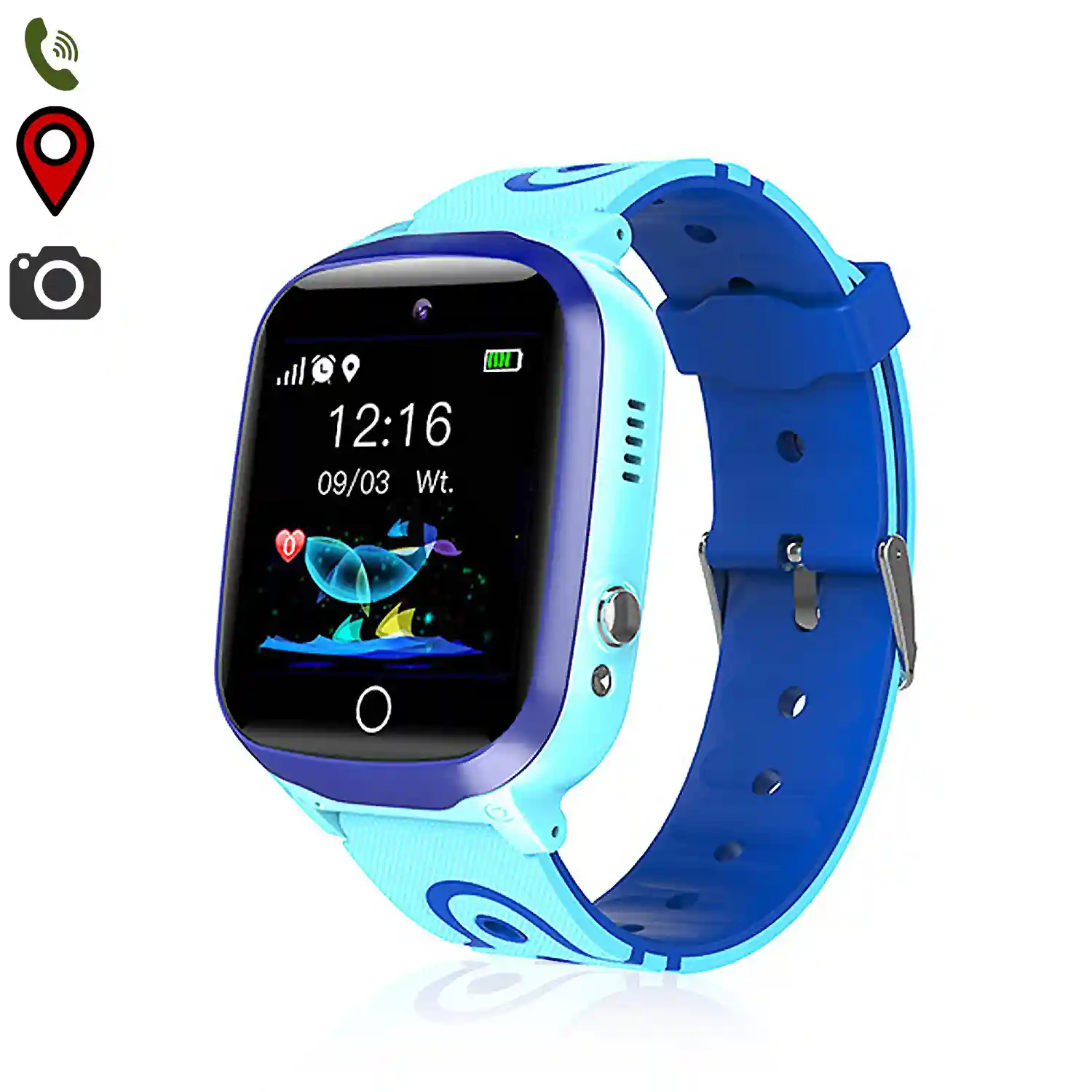 Smartwatch infantil Q13 localizador GPS LSB + Wifi. Con cámara, pantalla de y llamadas.