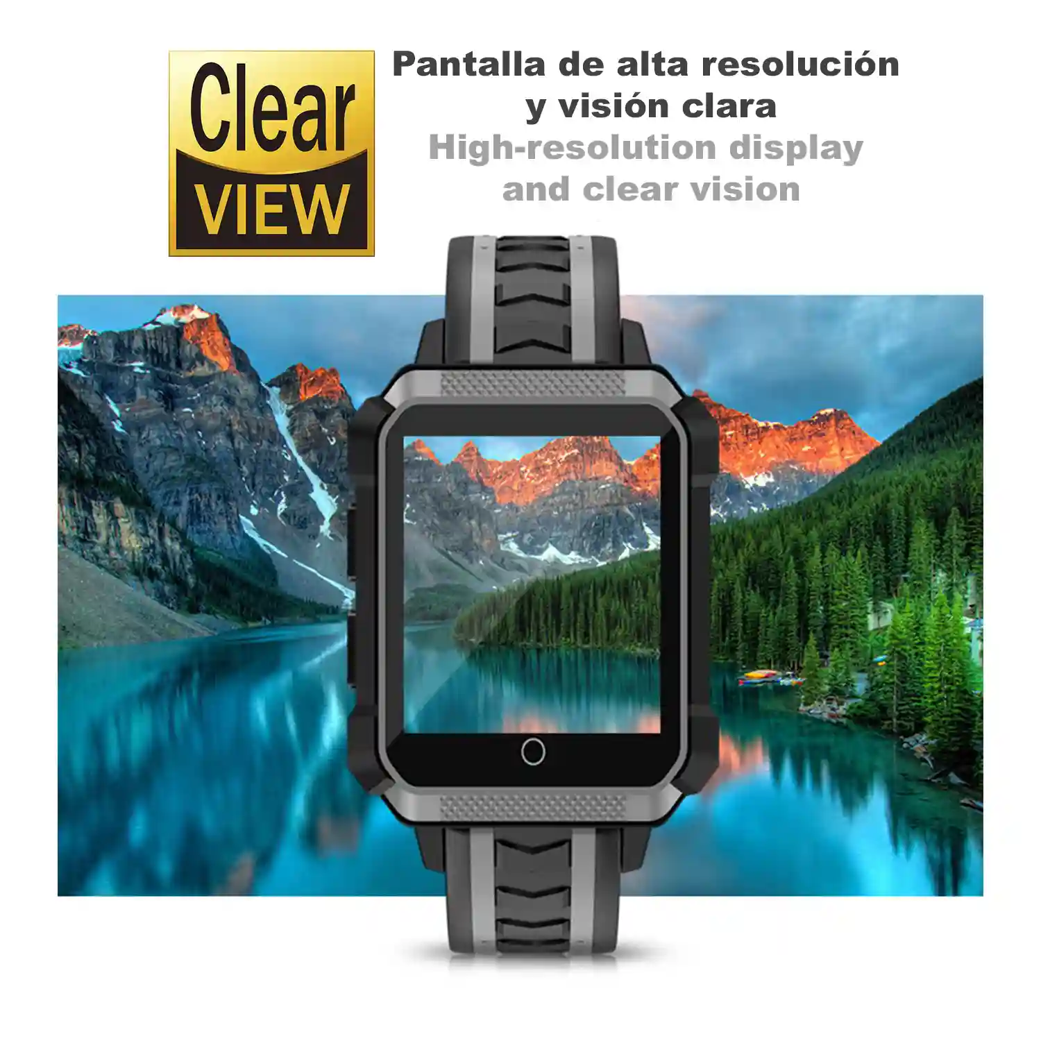 Smartwatch H7 con cámara, navegador GPS, monitor cardiaco. Opción