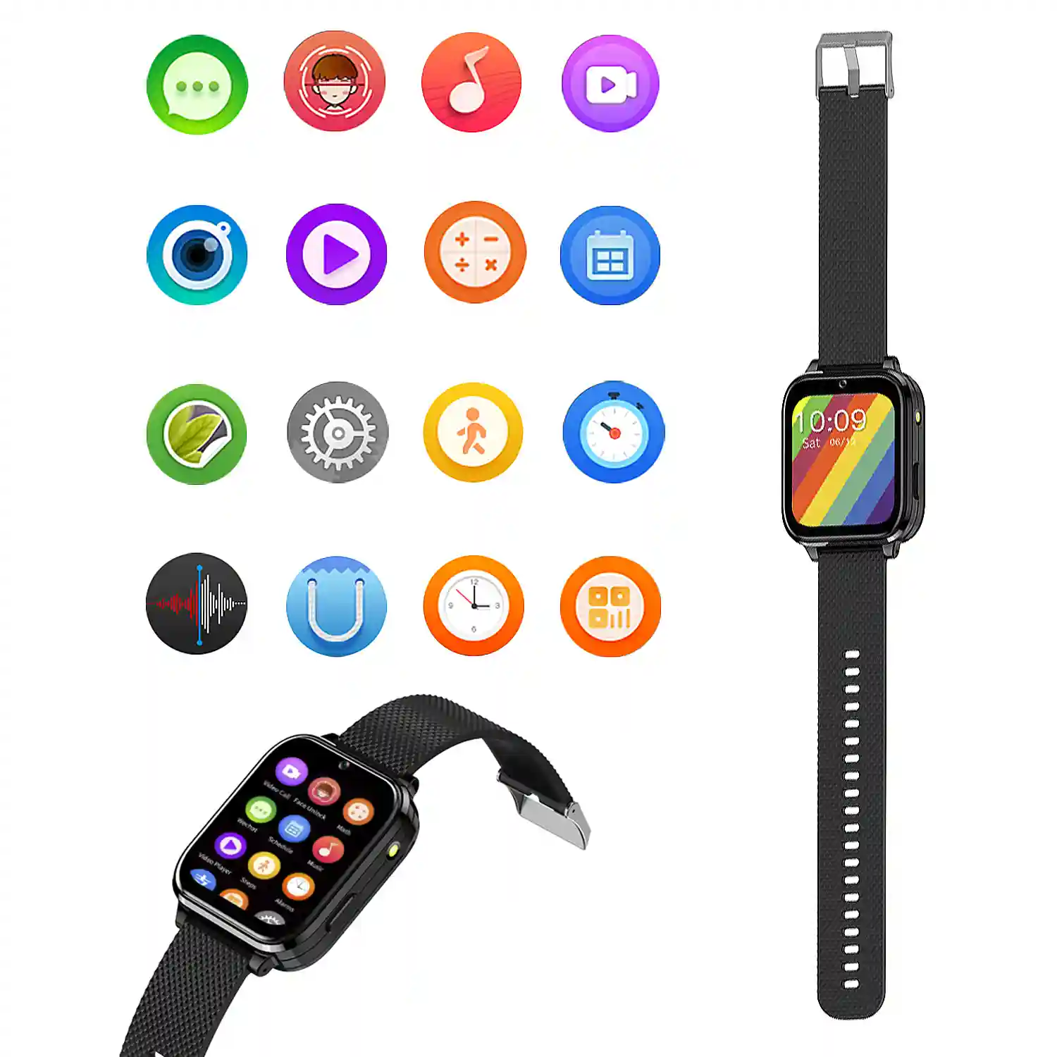 Smartwatch Phone T36 4G con SO Android incorporado. Funciones