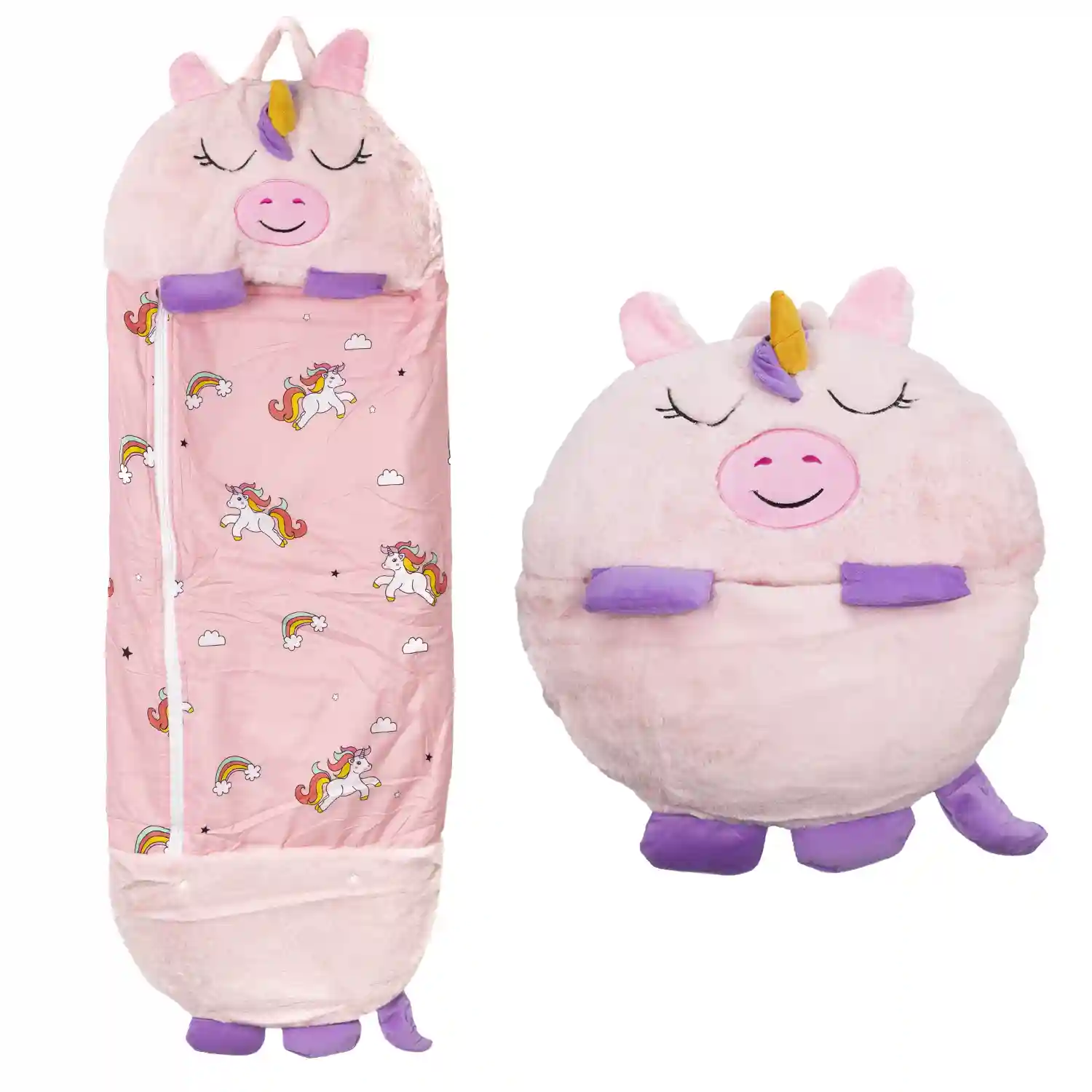 Dreamy Friends, sacos de dormir de niños convertibles en almohada peluche  ¡Nada más divertido! - Partilandia