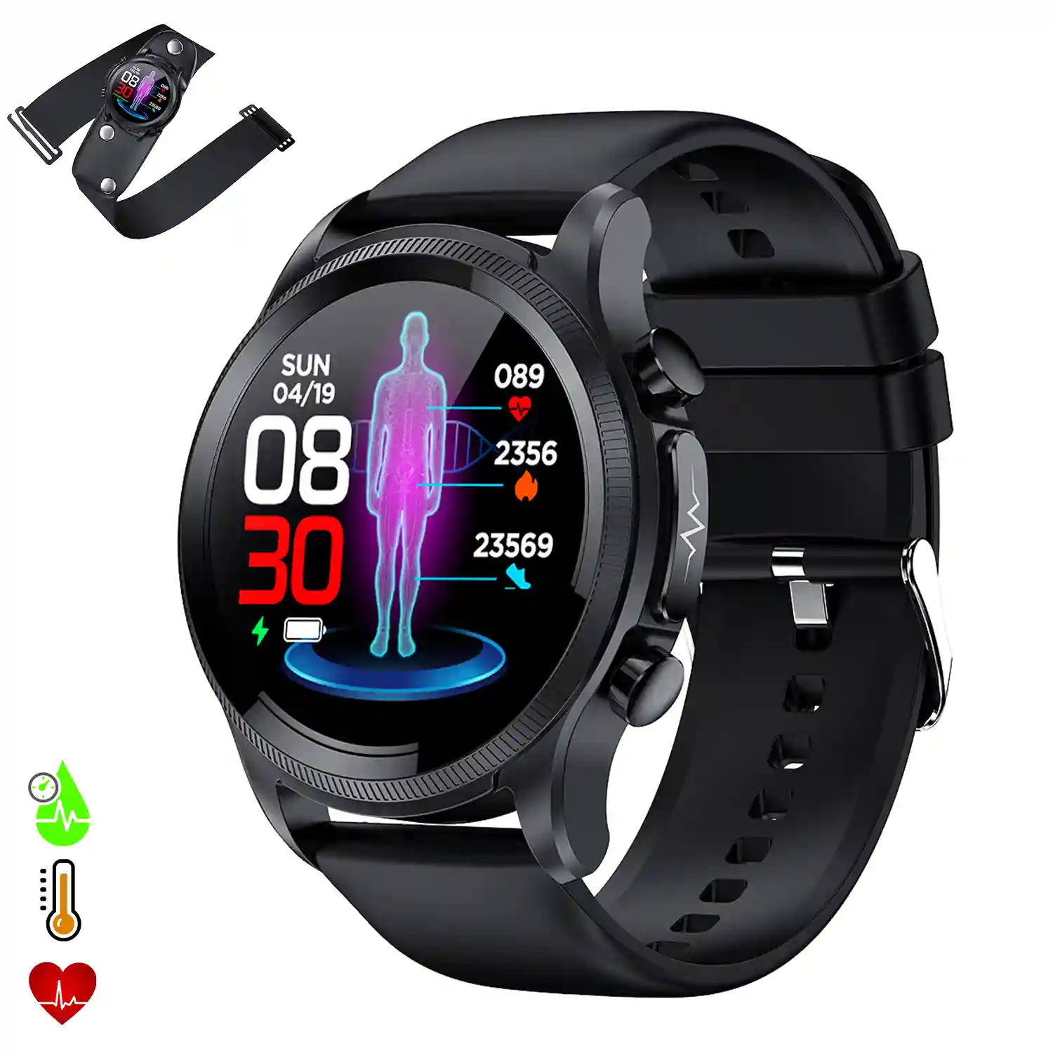 Smartwatch Phone T36 4G con SO Android incorporado. Funciones