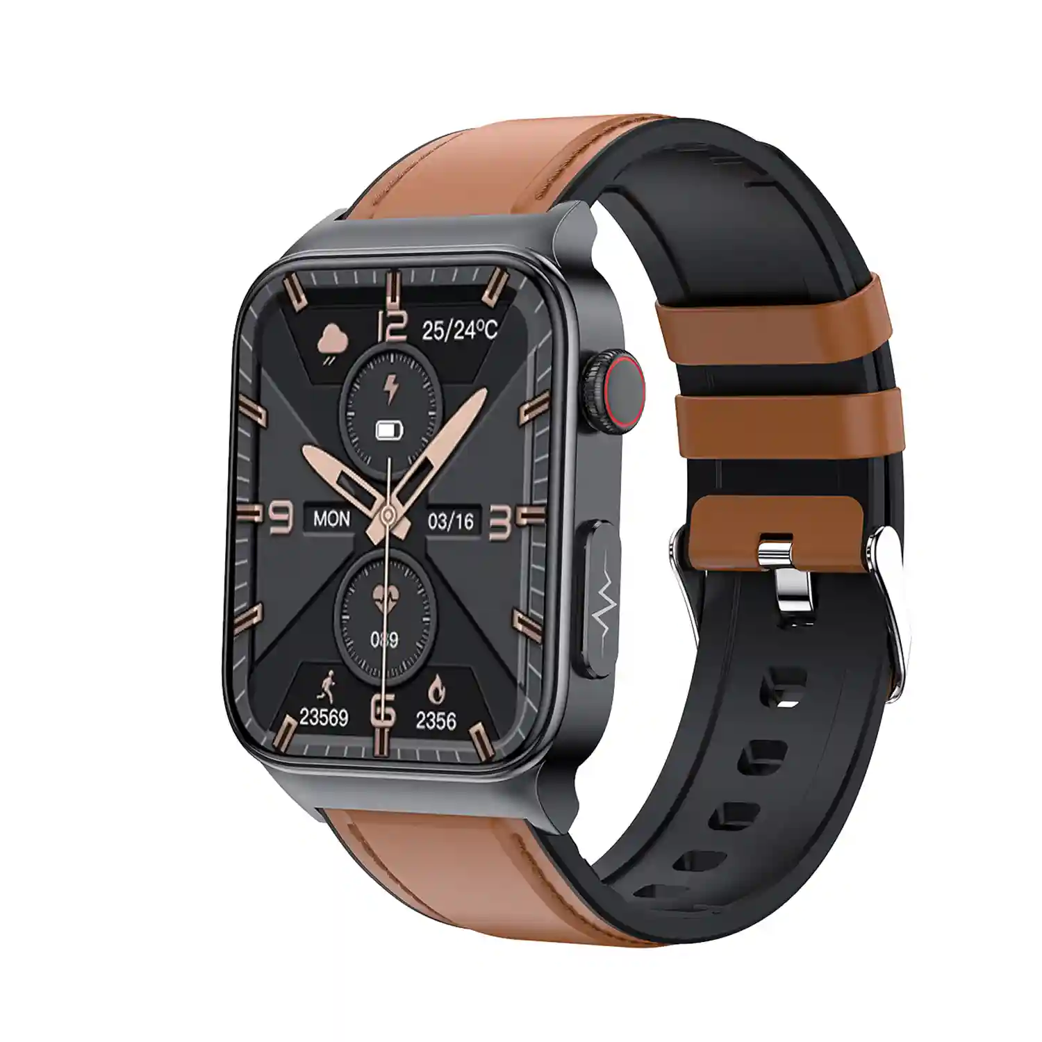 Smartwatch correa de cuero clearance