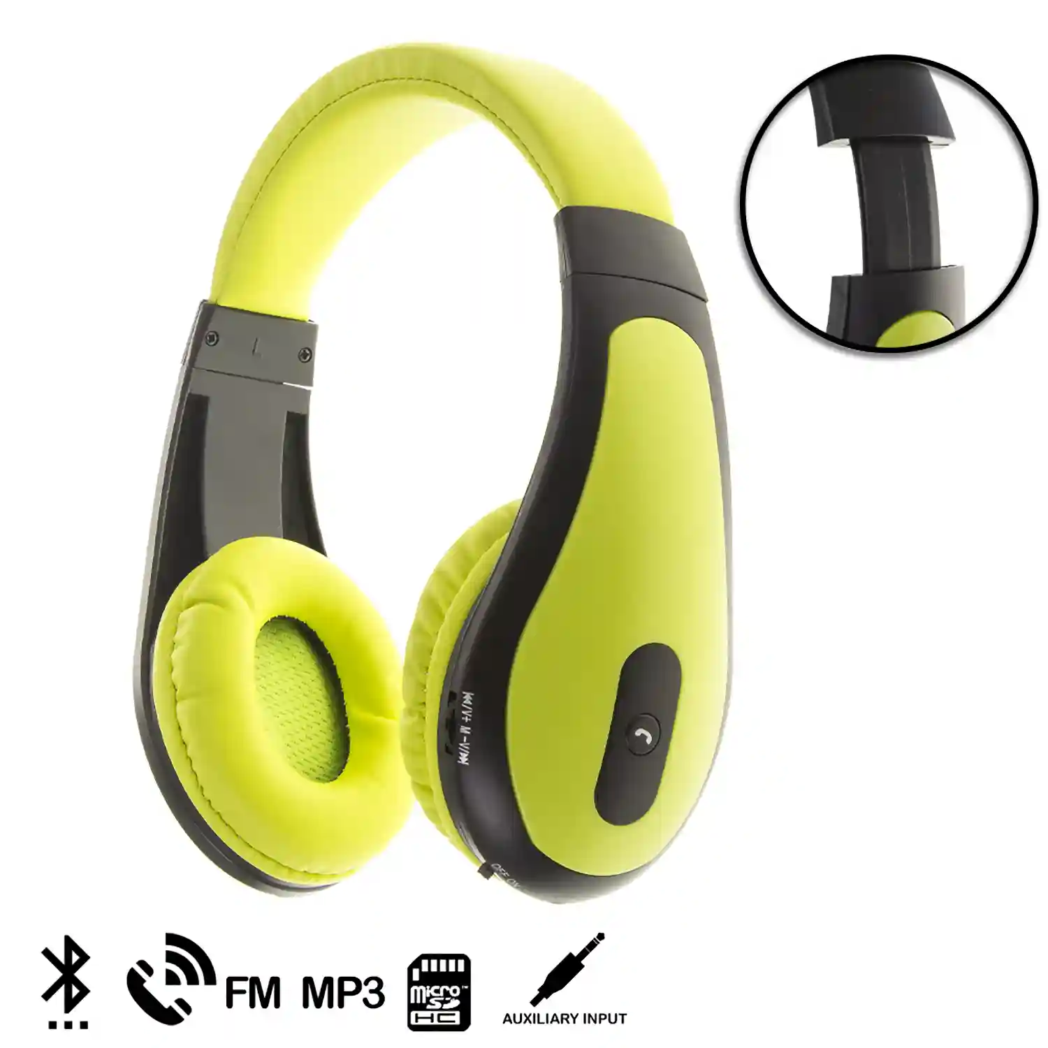 Cascos auriculares P47 Bluetooth 5.0 +EDR con radio FM incorporada y lector  de Micro SD.