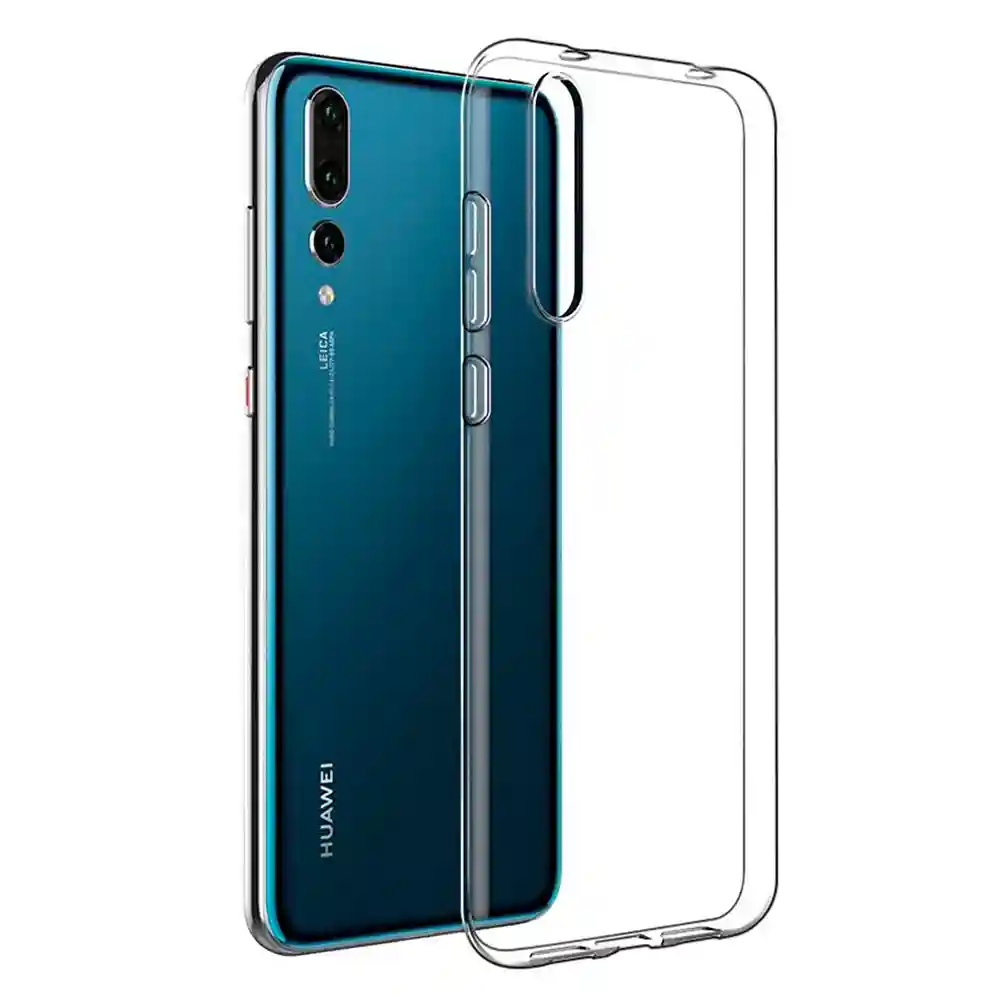 Carcasa transparente de TPU para Huawei P20