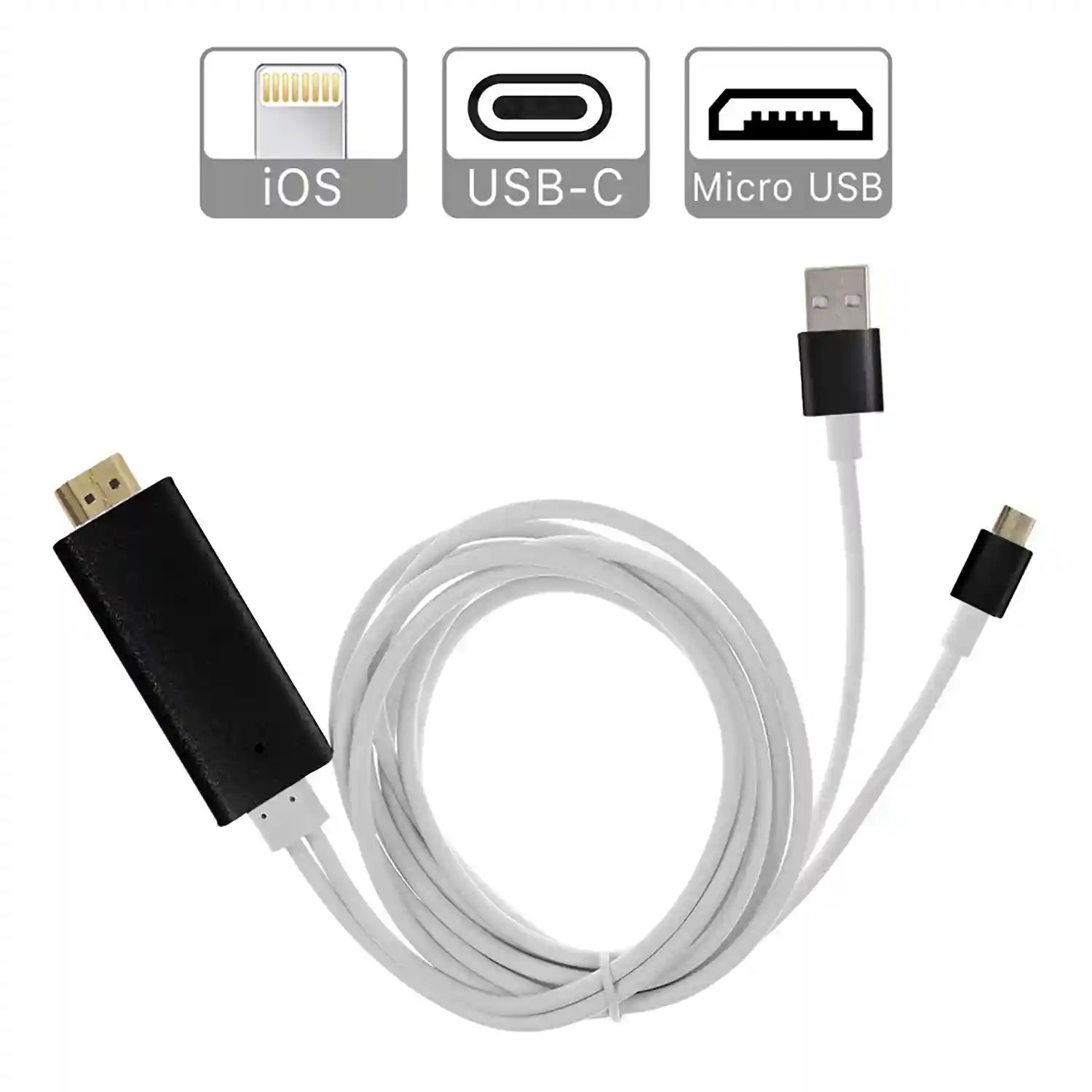 Conector iphone a best sale hdmi