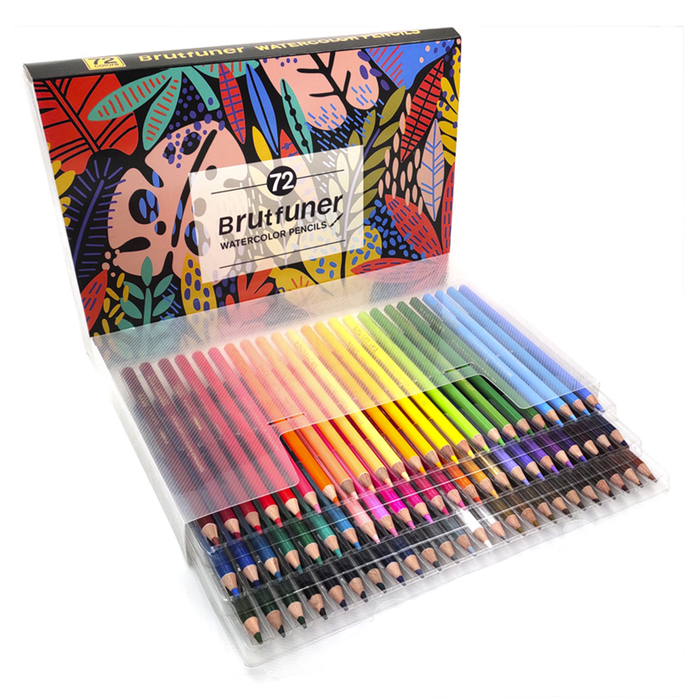  FLOWood Lápices de colores profesionales de arte 72, lápices de  colores de núcleo suave con calidad de artista, herramientas ideales para  satisfacer todas las necesidades de dibujo para dibujar, colorear y