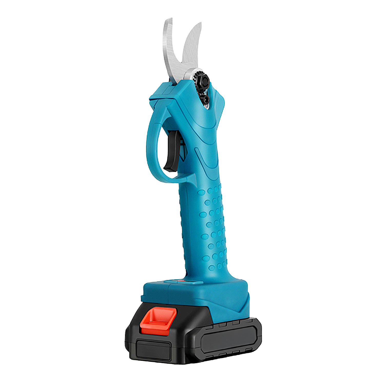 DAM.Tijeras de poda eléctricas 21V, 25mm de corte con 500W y DOBLE BATERIA 7500mAh. 9x7x26cm