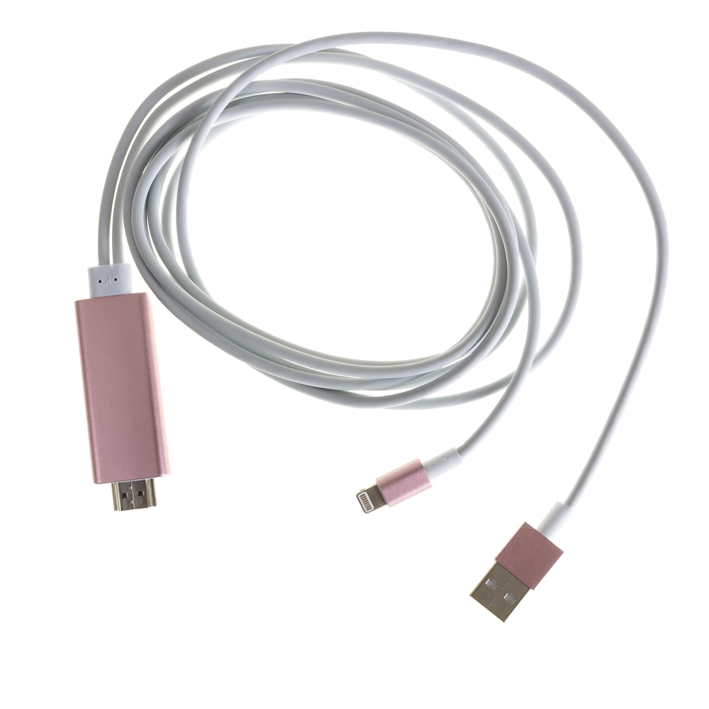 CABLE HDMI PARA iPHONE/iPAD LIGHTNING 8 PINS