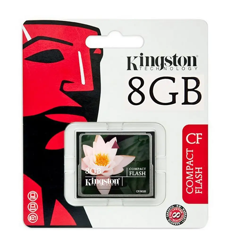 Kingston Tarjeta Compact Flash CF 8GB