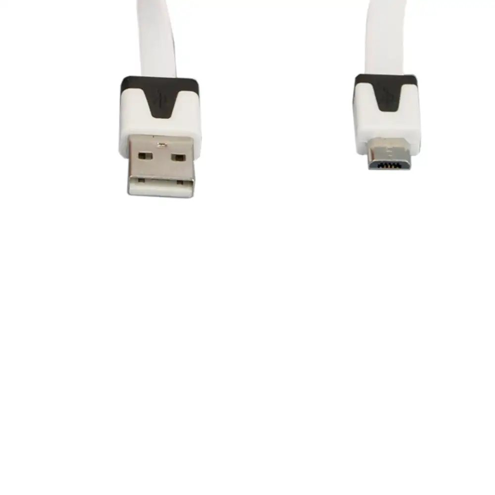 Cable plano micro usb 2.0 1m