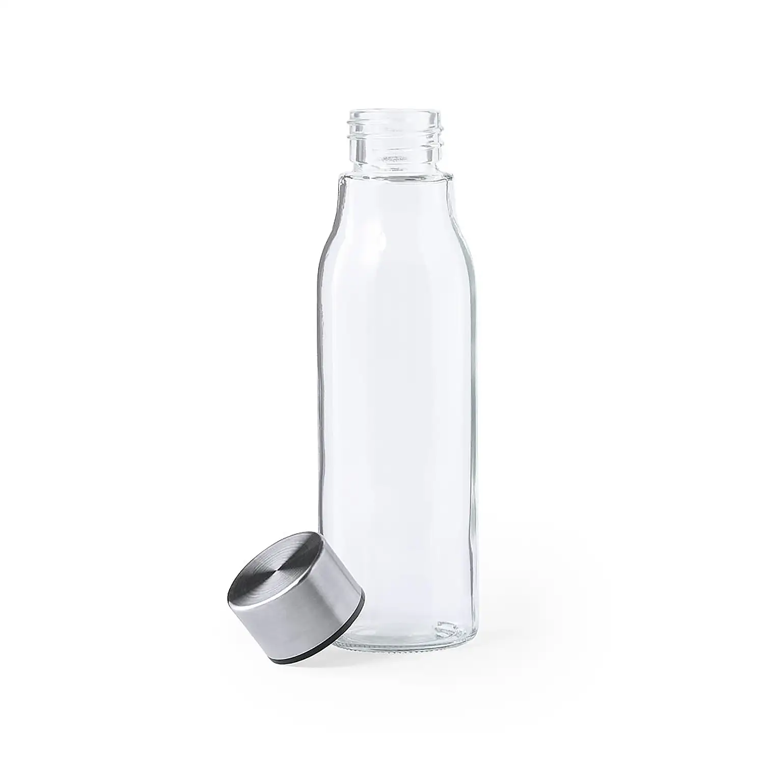 Bidón 550 ml borosilicato con tapón acero inox.