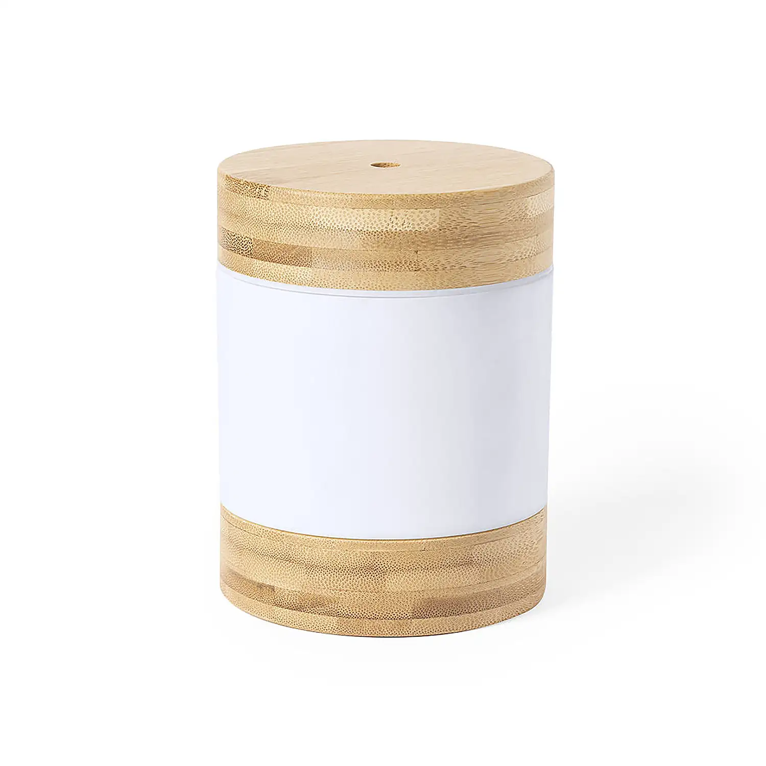 Humidificador nature bambú Luces Led. 2 Posiciones de Luz, Fija e Intermitente. 250 ml. 1 Posición de Vapor. Conexión USB