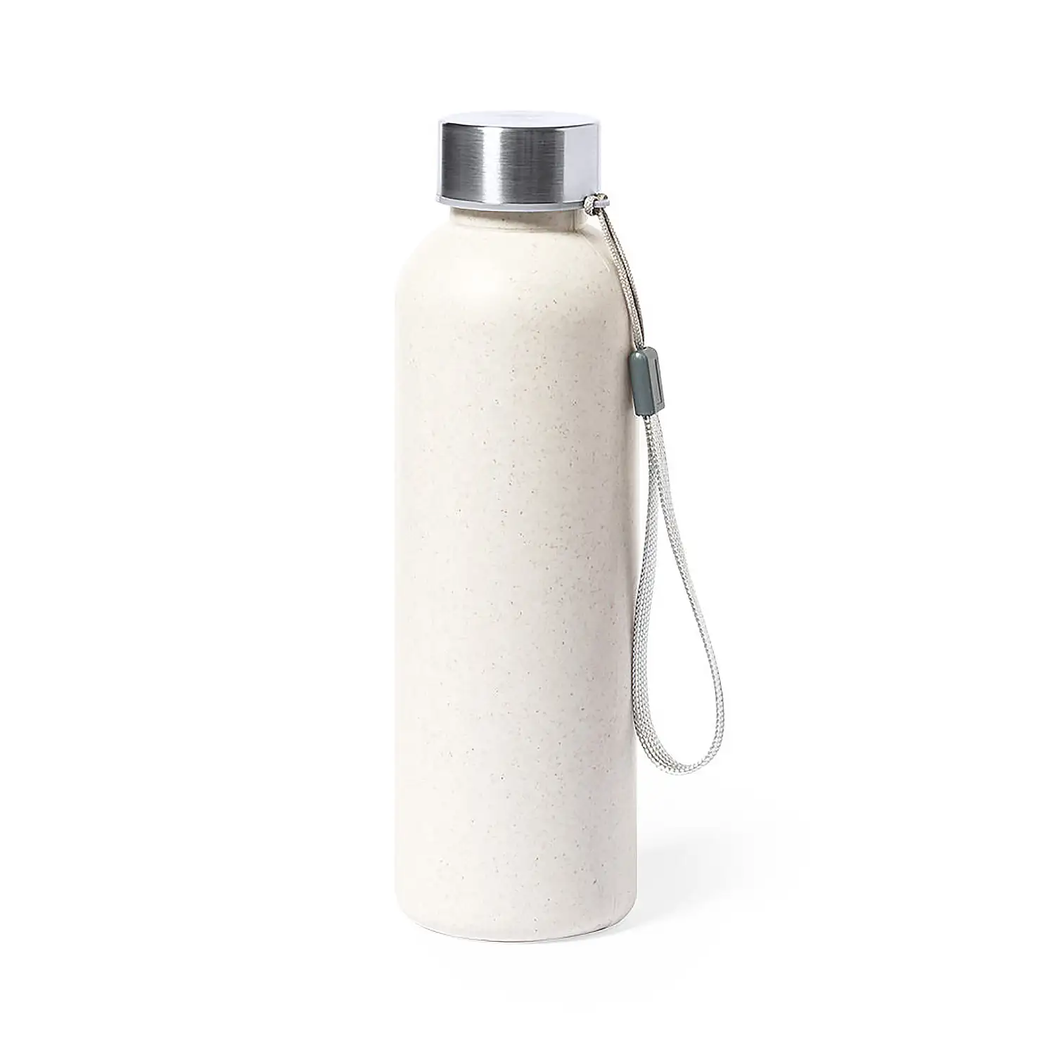  Bidón 600 ml PE veteado libre de BPA, tapón acero inoxidable