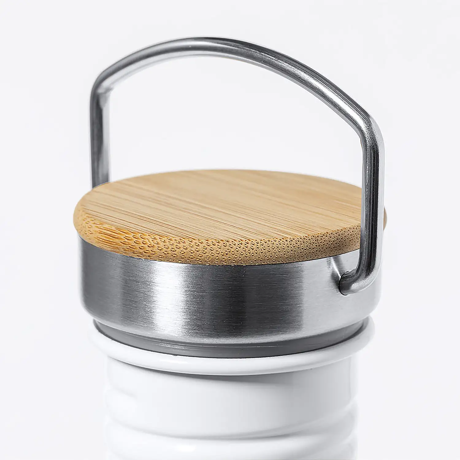  Bidón aluminio 750 ml diseño retro con tapón rosca acero inox