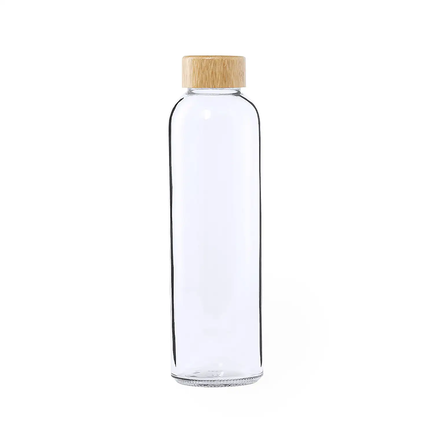  Bidón cristal 500 ml. Tapón rosca bambú