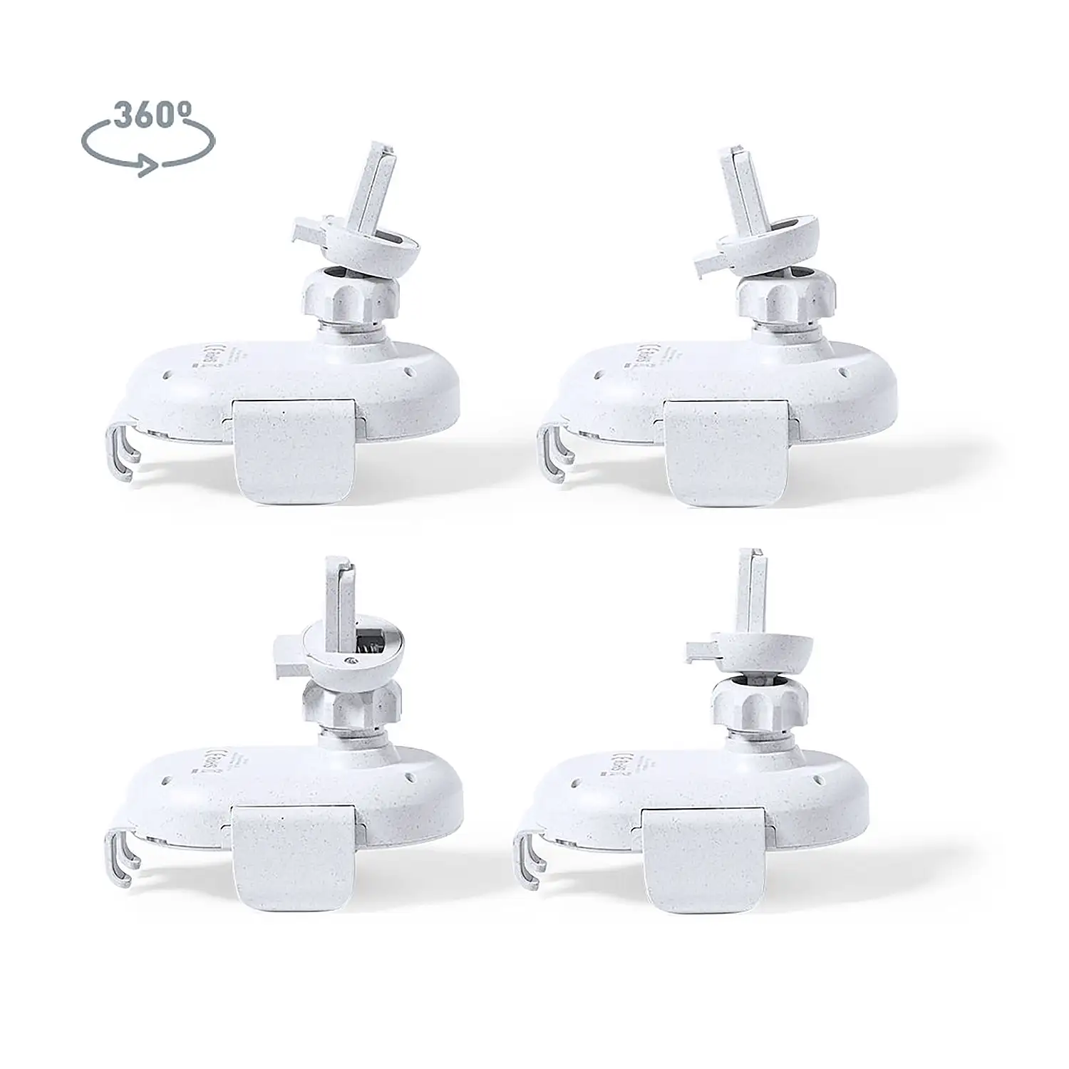Soporte Cargador coche Inalámbrico 15W. nature bambú .Ajustable