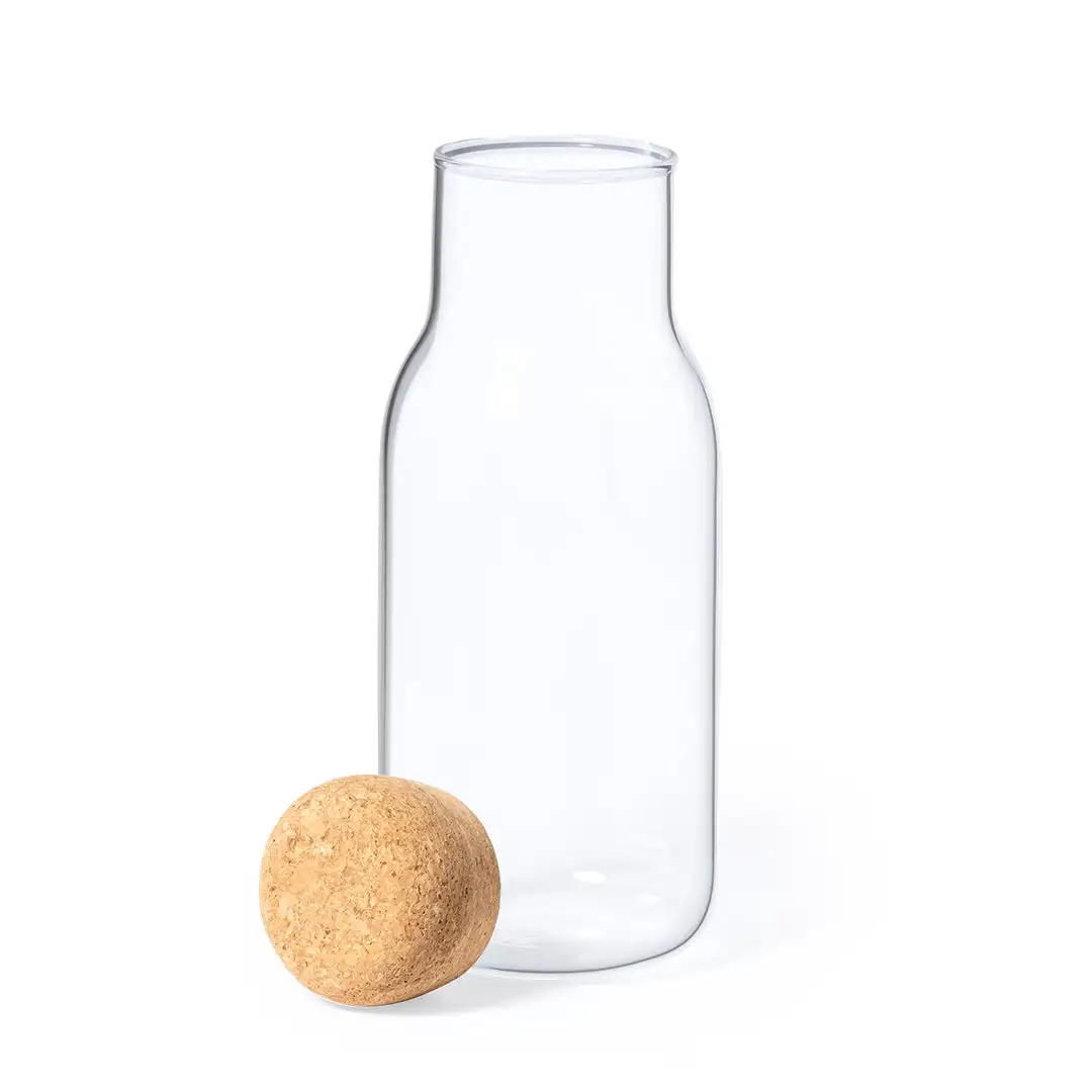 Bidón borosilicato 800 ml, tapón corcho natural