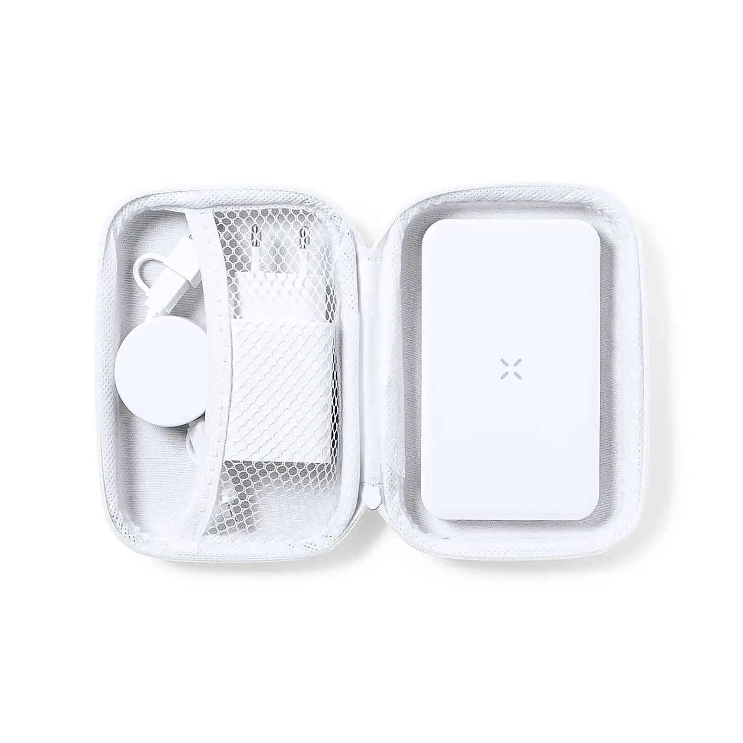Set Power Bank Cable Cargador Apto .Micro USB, Tipo C y Lightning 9V DC 2.1A