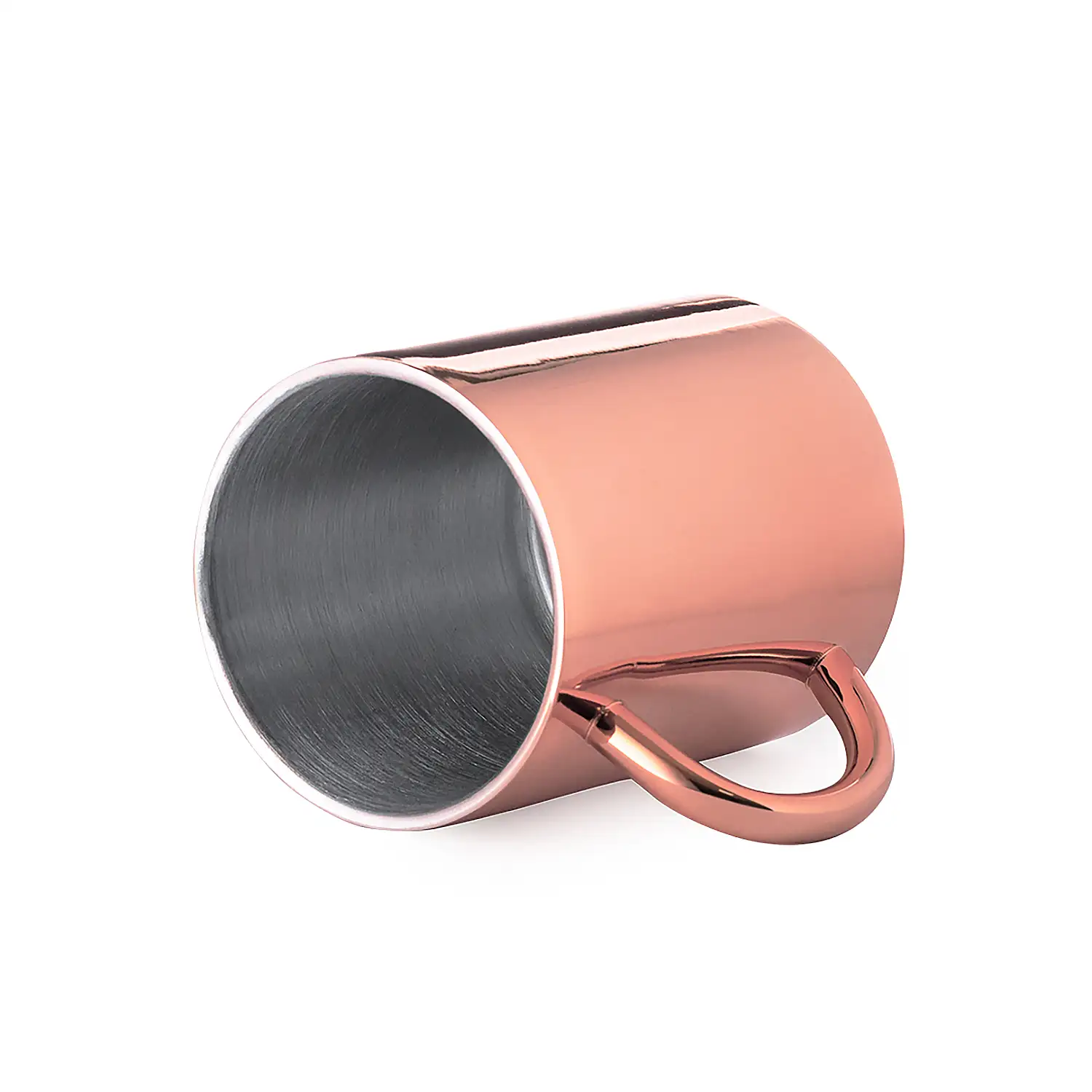 Taza 280 ml acero inox con recubrimiento cobre galvanizado