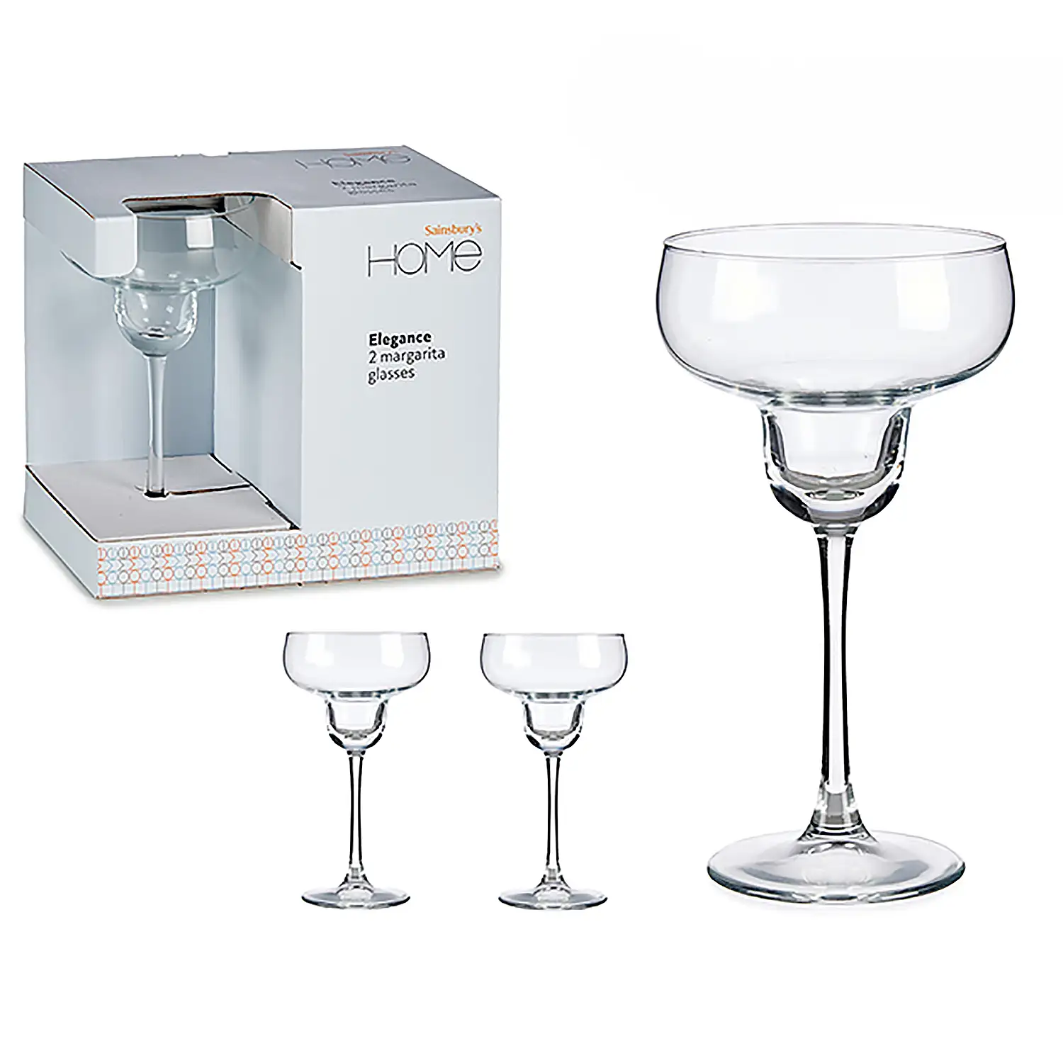 Set de 2 copas Sainsbury para cócter 460 ml.