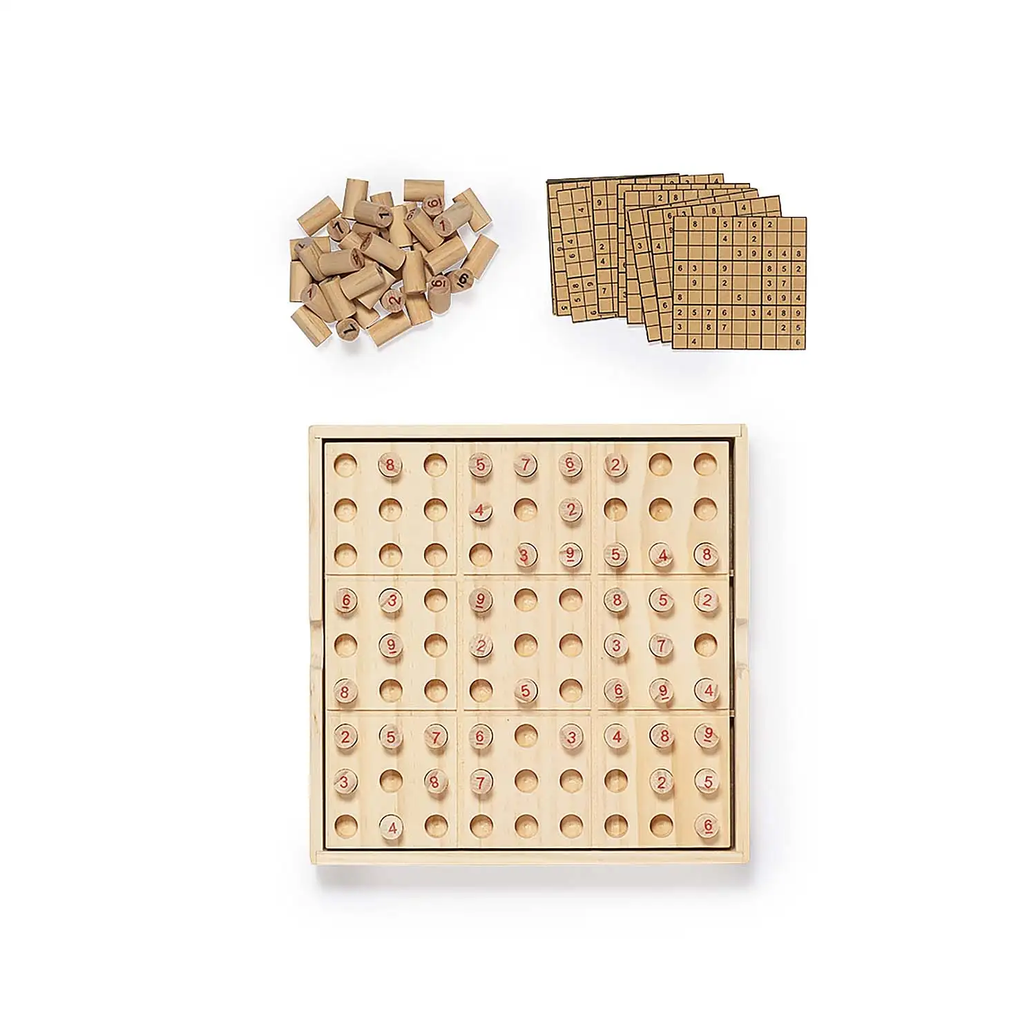 Juego Habilidad 81 Piezas nature madera