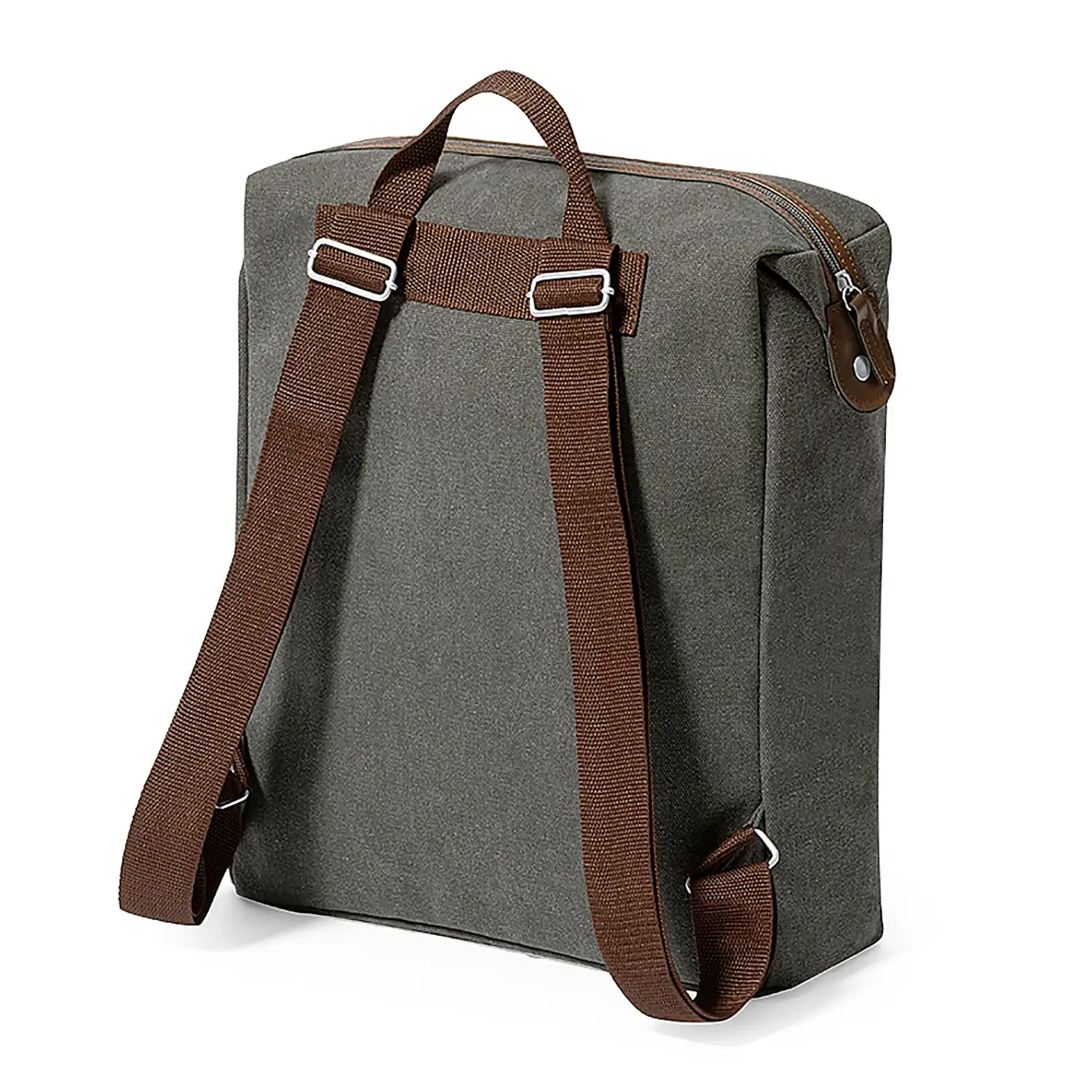 Mochila retro canvas 475 gsm .Bolsillo Acolchado para Portátil y Tablet. Parte Trasera Acolchada