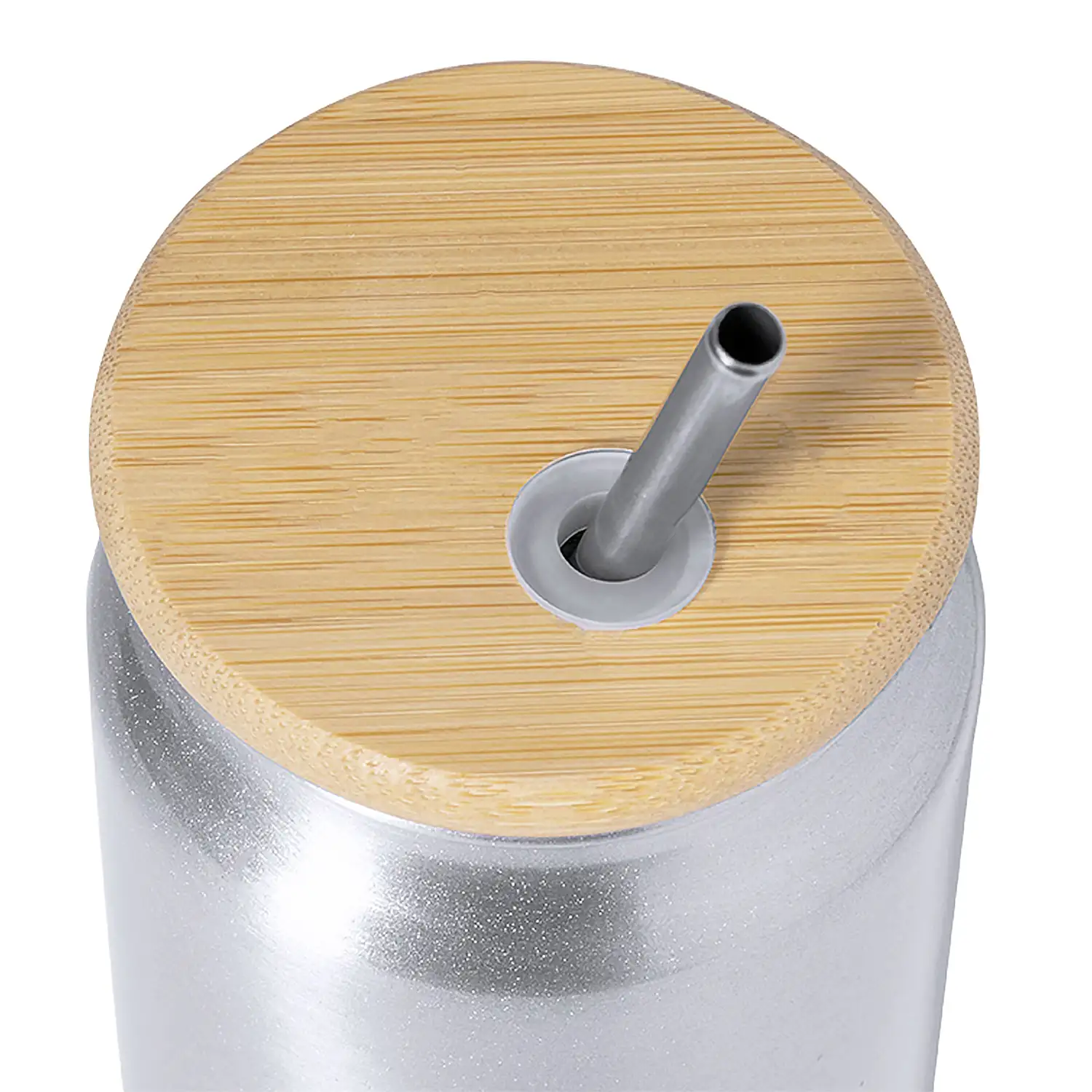  Vaso aluminio y bambú 430 ml
