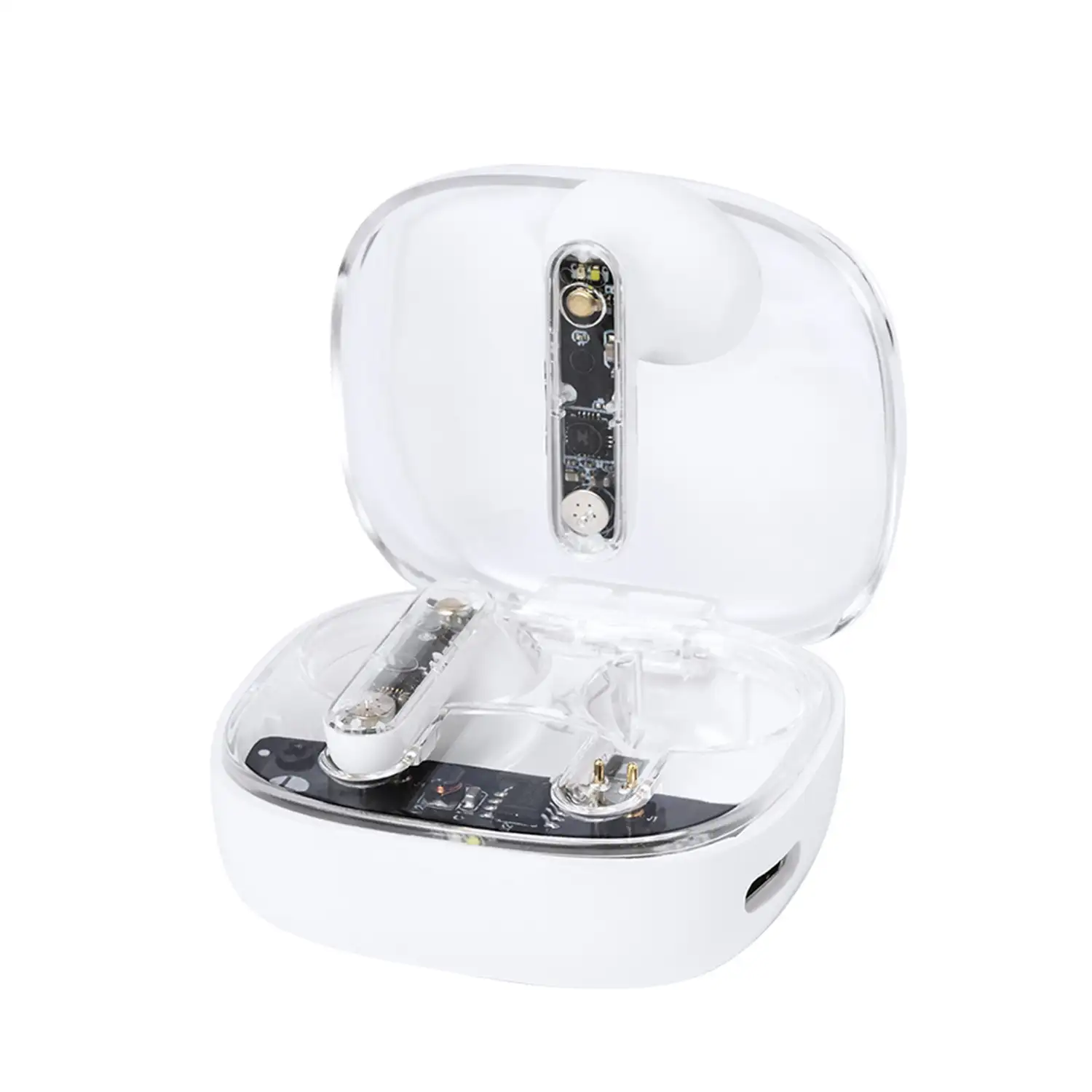 Auriculares TWS Webex, Bluetooth 5.3, con base de carga de 200mAh.