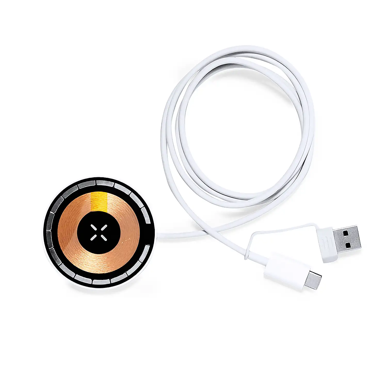 Cargador Inalámbrico transparente 15W. Magnético magsafe.