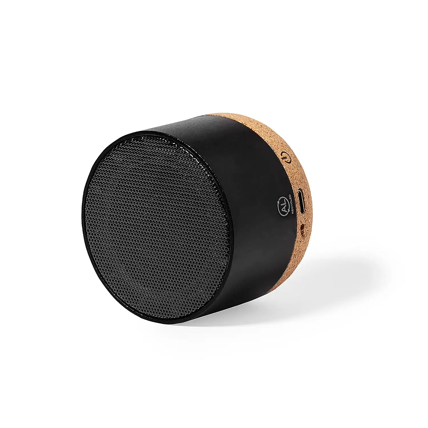 Altavoz bluetooth bambú y aluminio reciclado. Potencia Sonido 3W. Batería 300 mAh