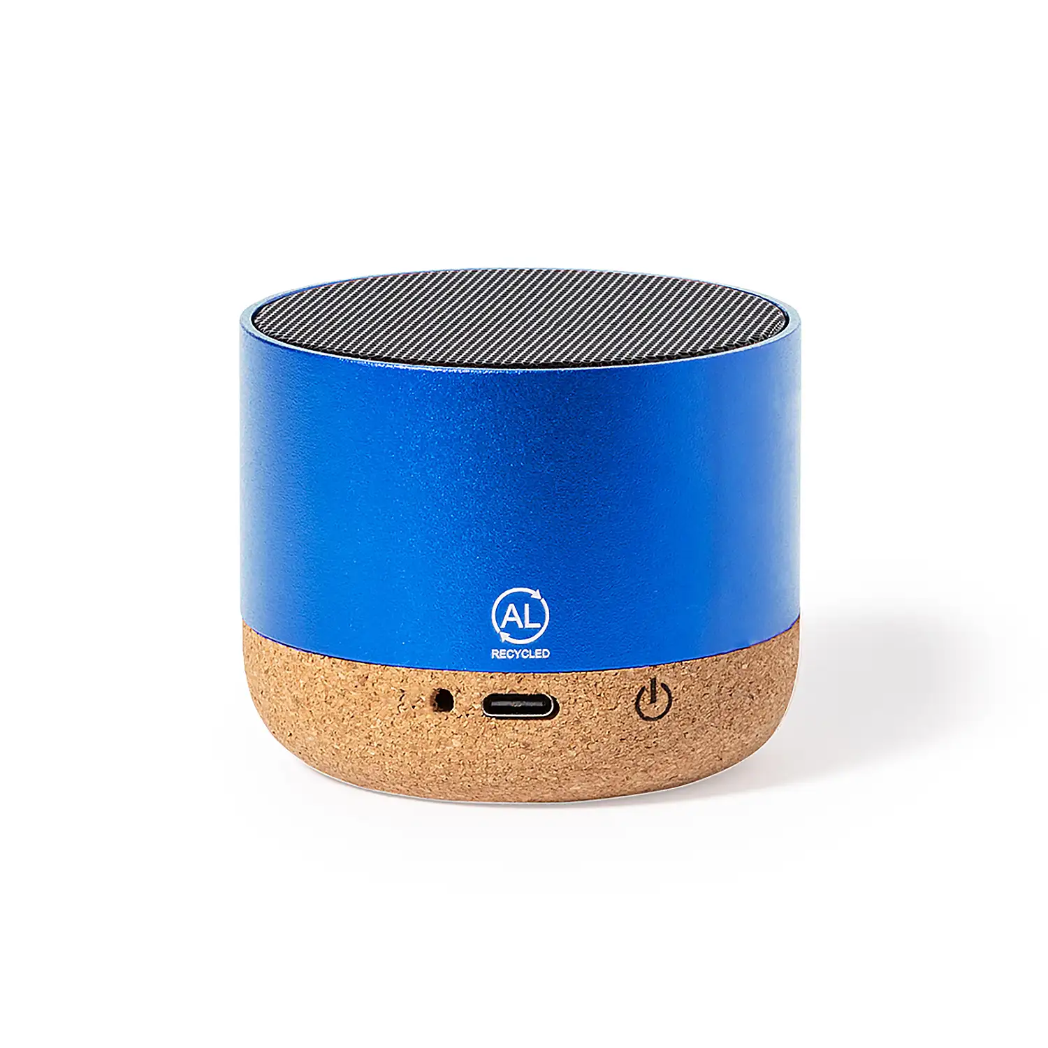 Altavoz bluetooth bambú y aluminio reciclado. Potencia Sonido 3W. Batería 300 mAh
