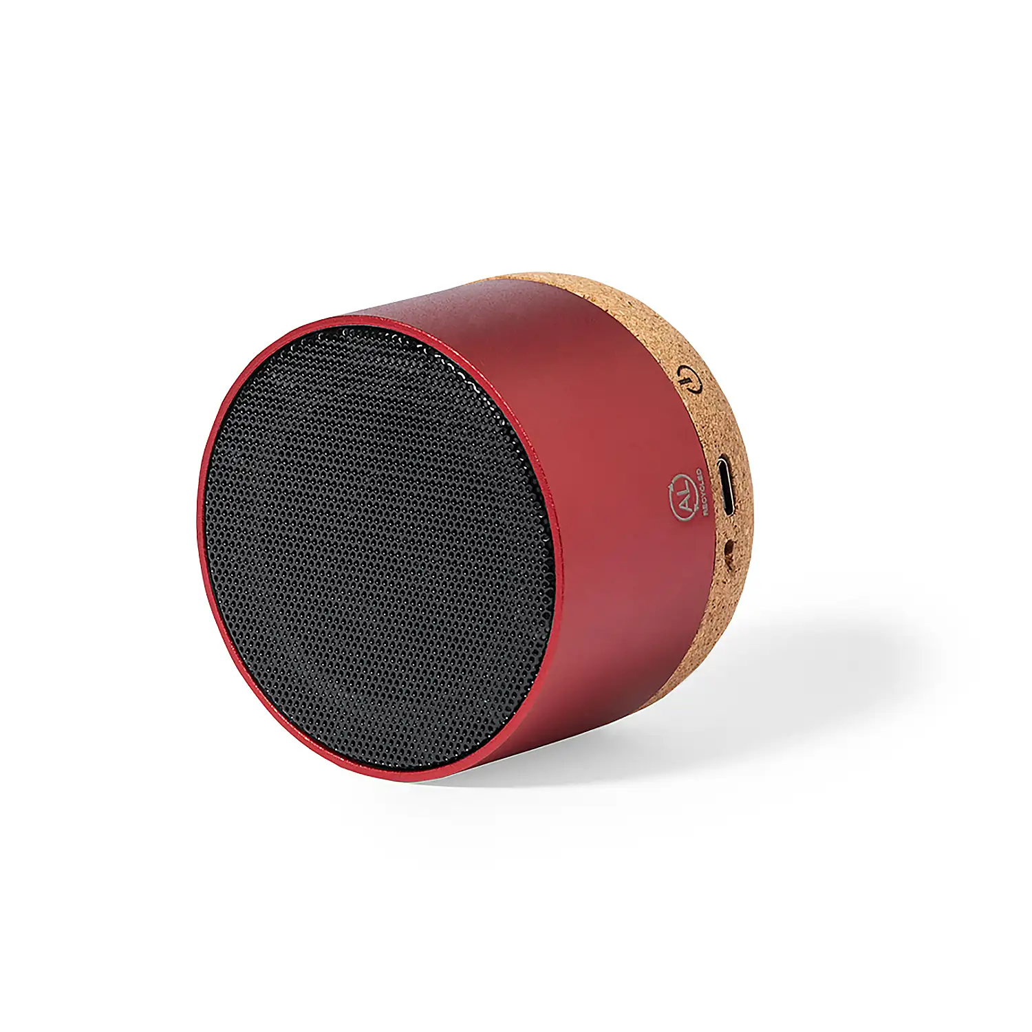 Altavoz bluetooth bambú y aluminio reciclado. Potencia Sonido 3W. Batería 300 mAh