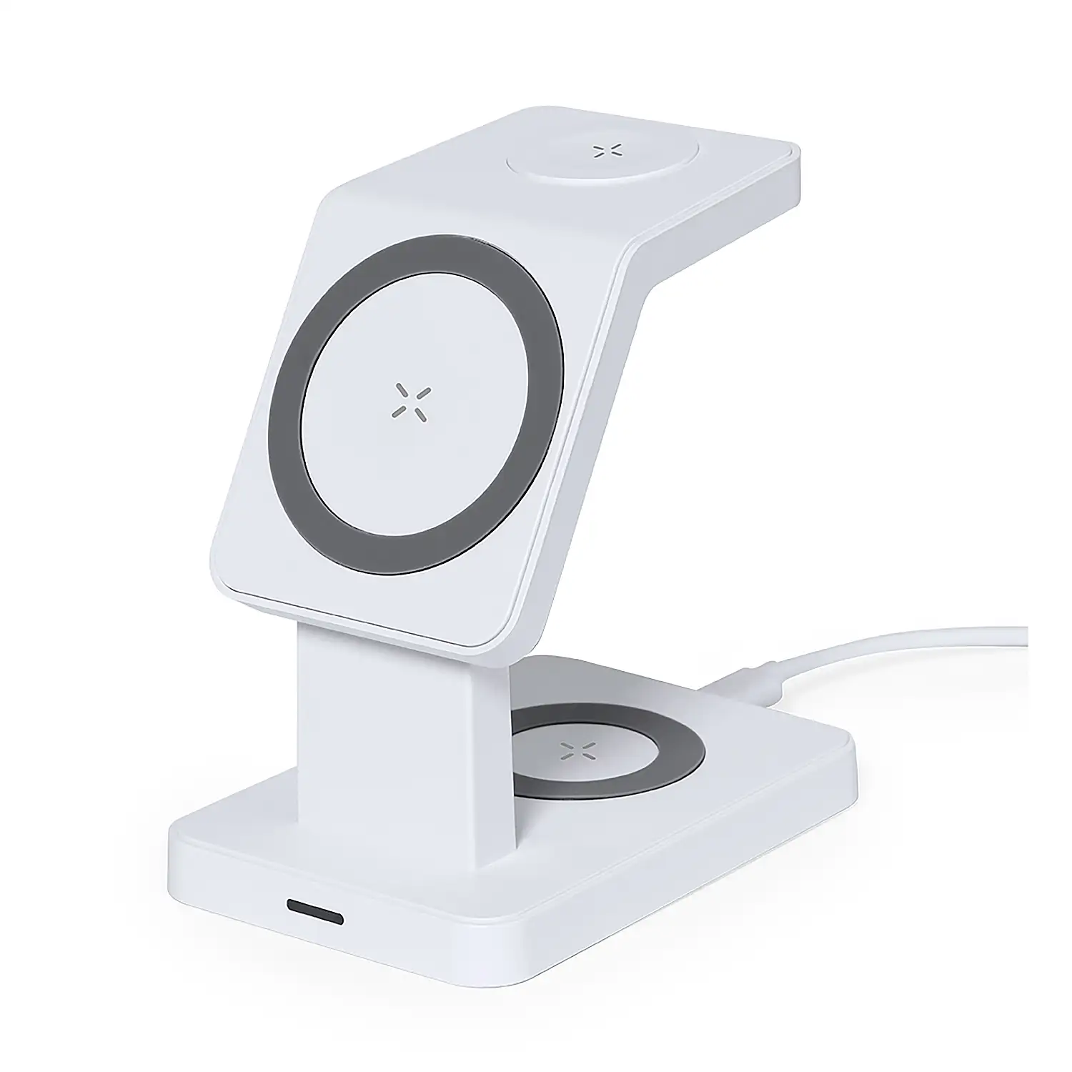Cargador inalámbrico 3 en 1 de 15W. Magnético Magsafe.