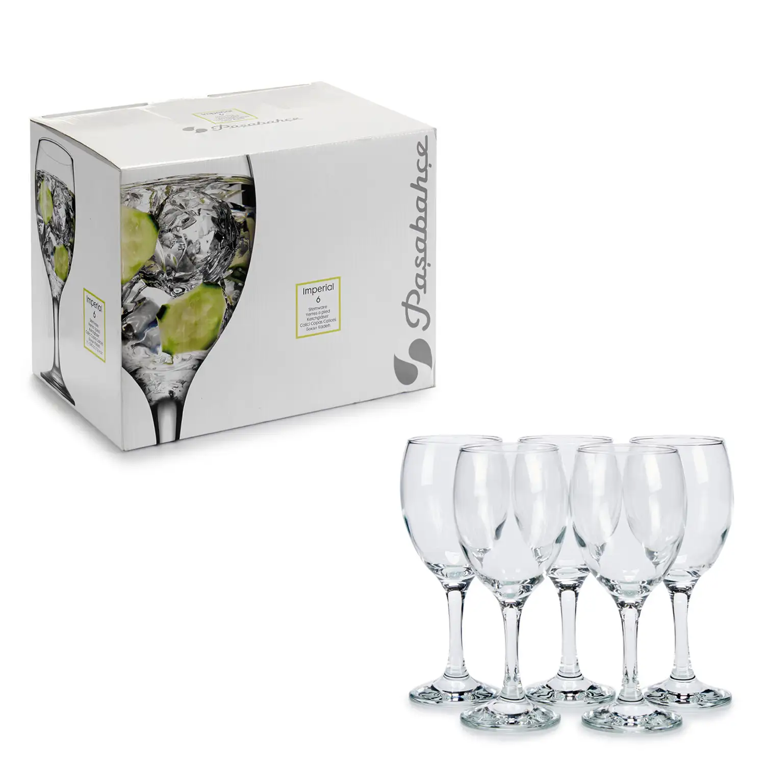 Set de 6 copas de agua 34 cl.