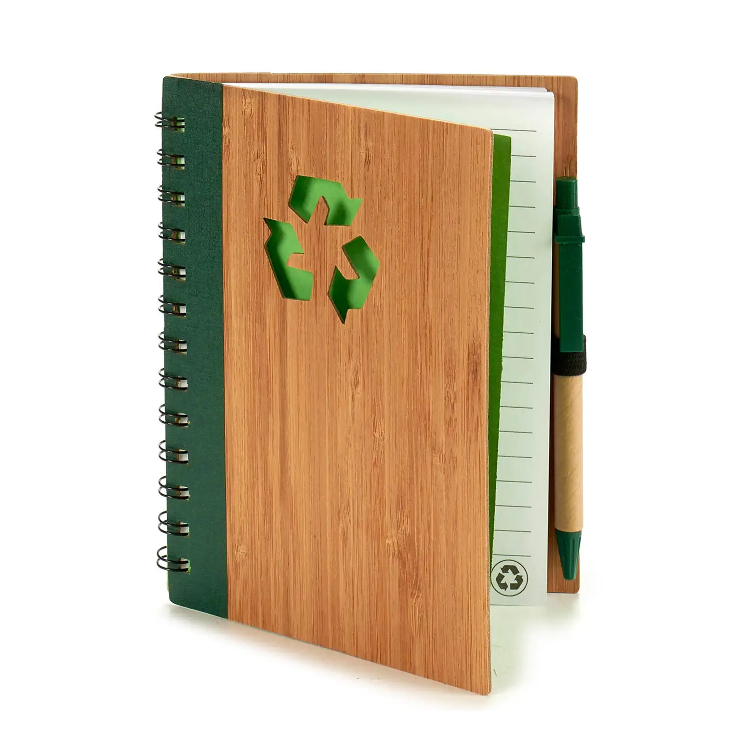 PACK 4 LIBRETAS BAMBU RECICL Y BOLI 18X14CM S4