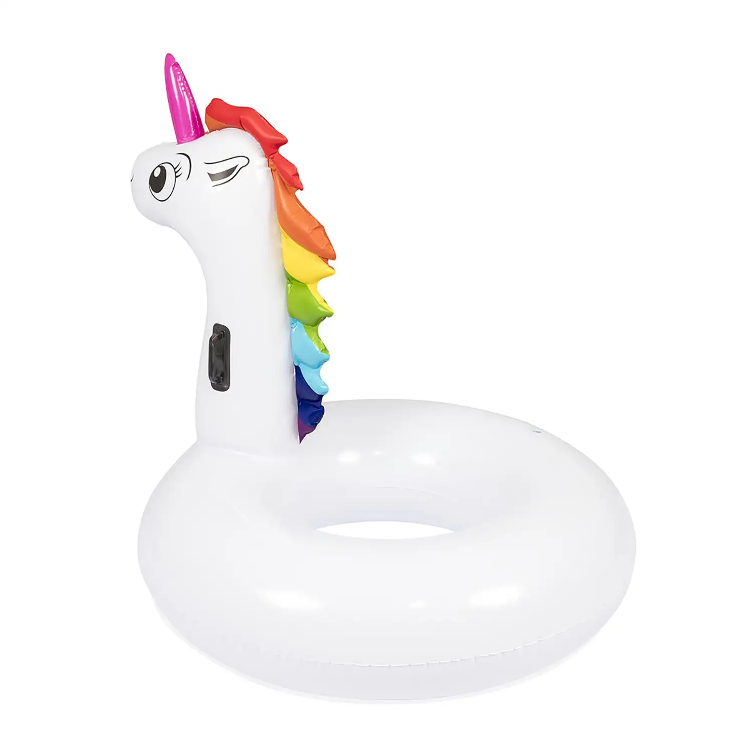 Flotador aro inflable Unicornio Bestway 136x131 cm.