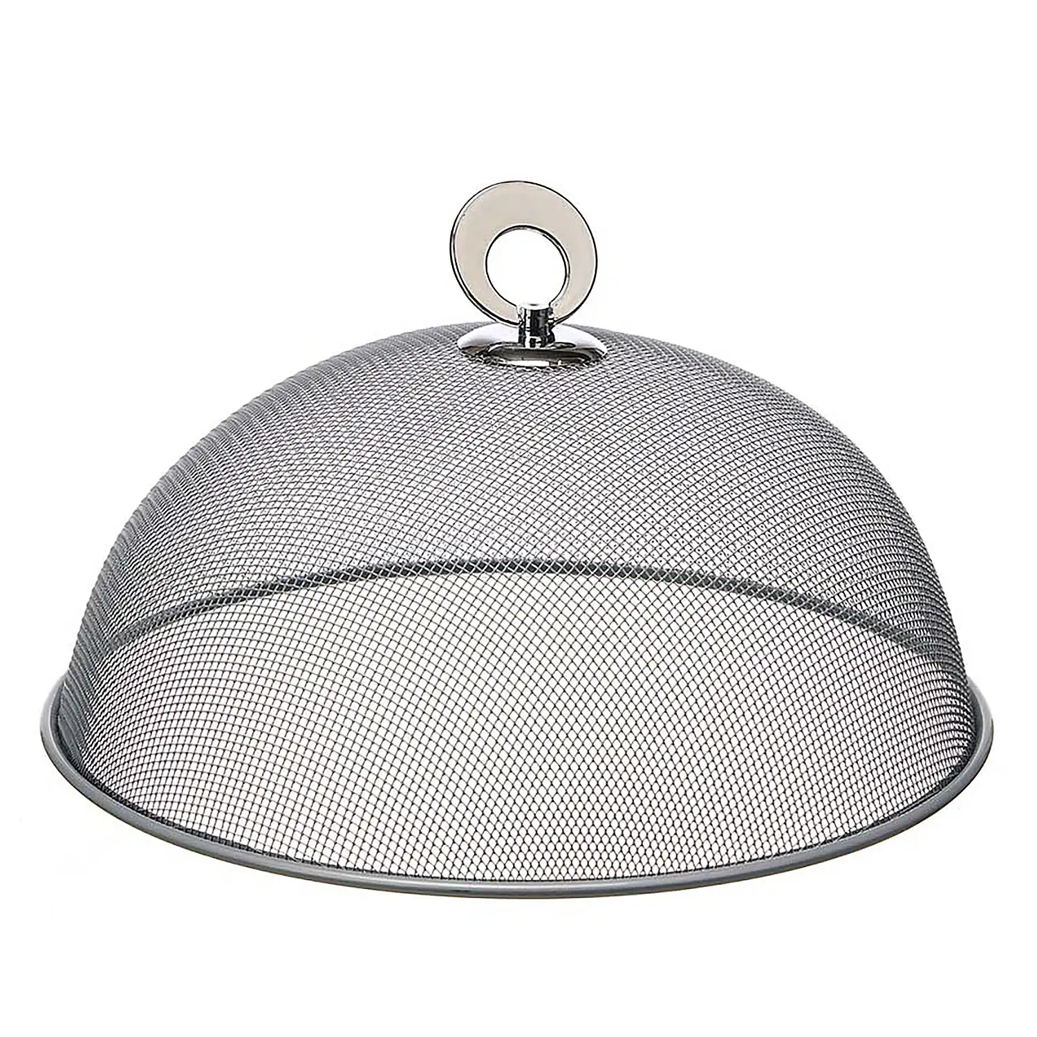 Tapa con rejilla de acero inoxidable para platos de 25cm.