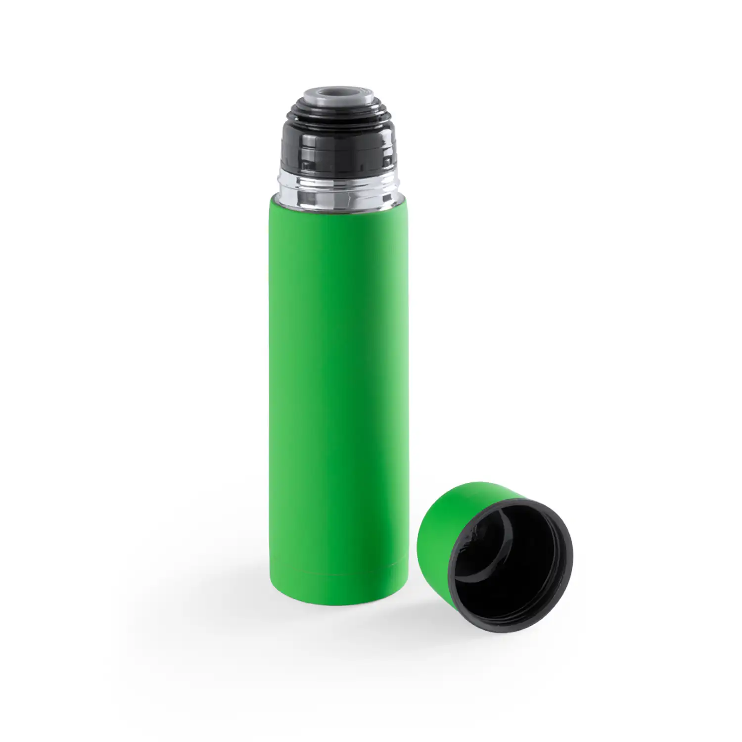Termo 500 ml acero inox aislamiento al vacío doble pared frio/calor con taza