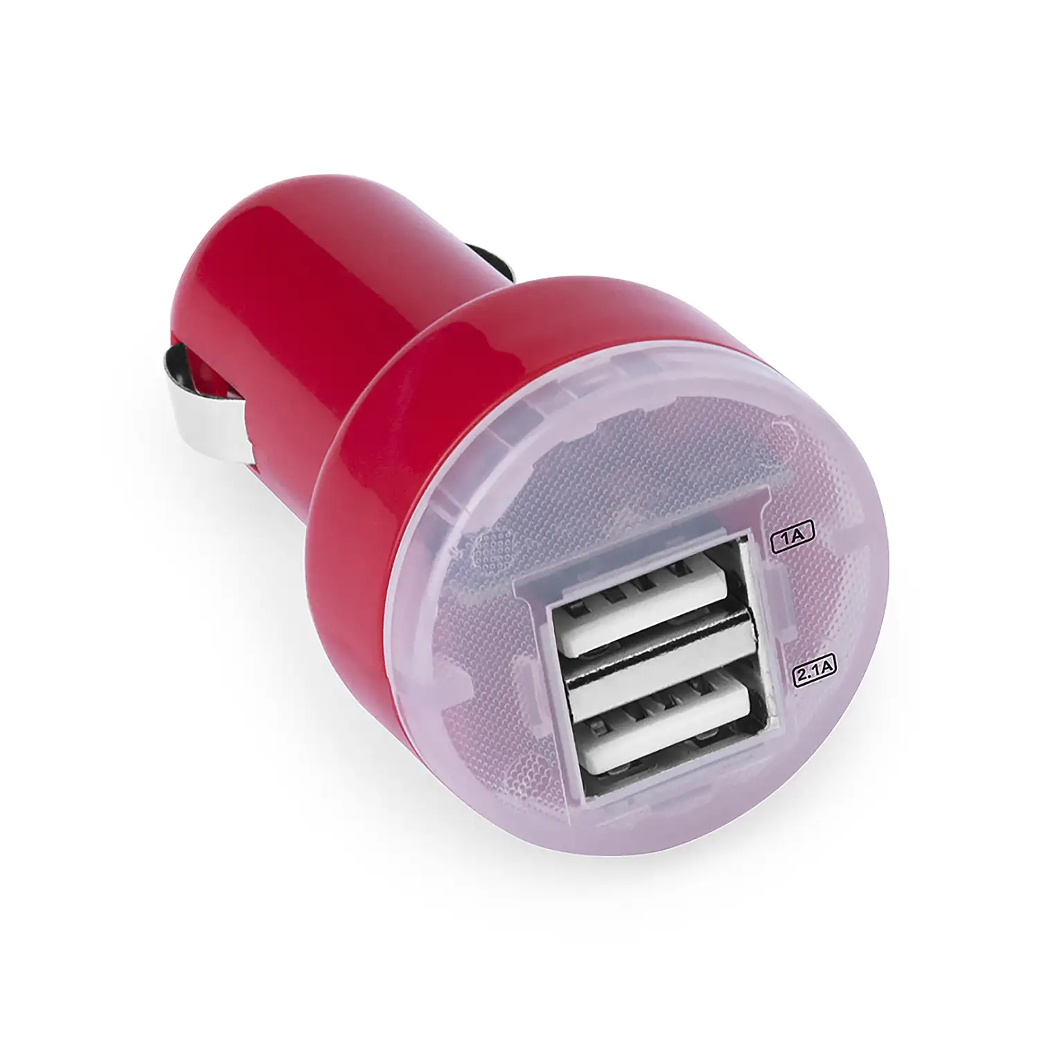Cargador Coche USB 2 Salidas USB. 2100 mA